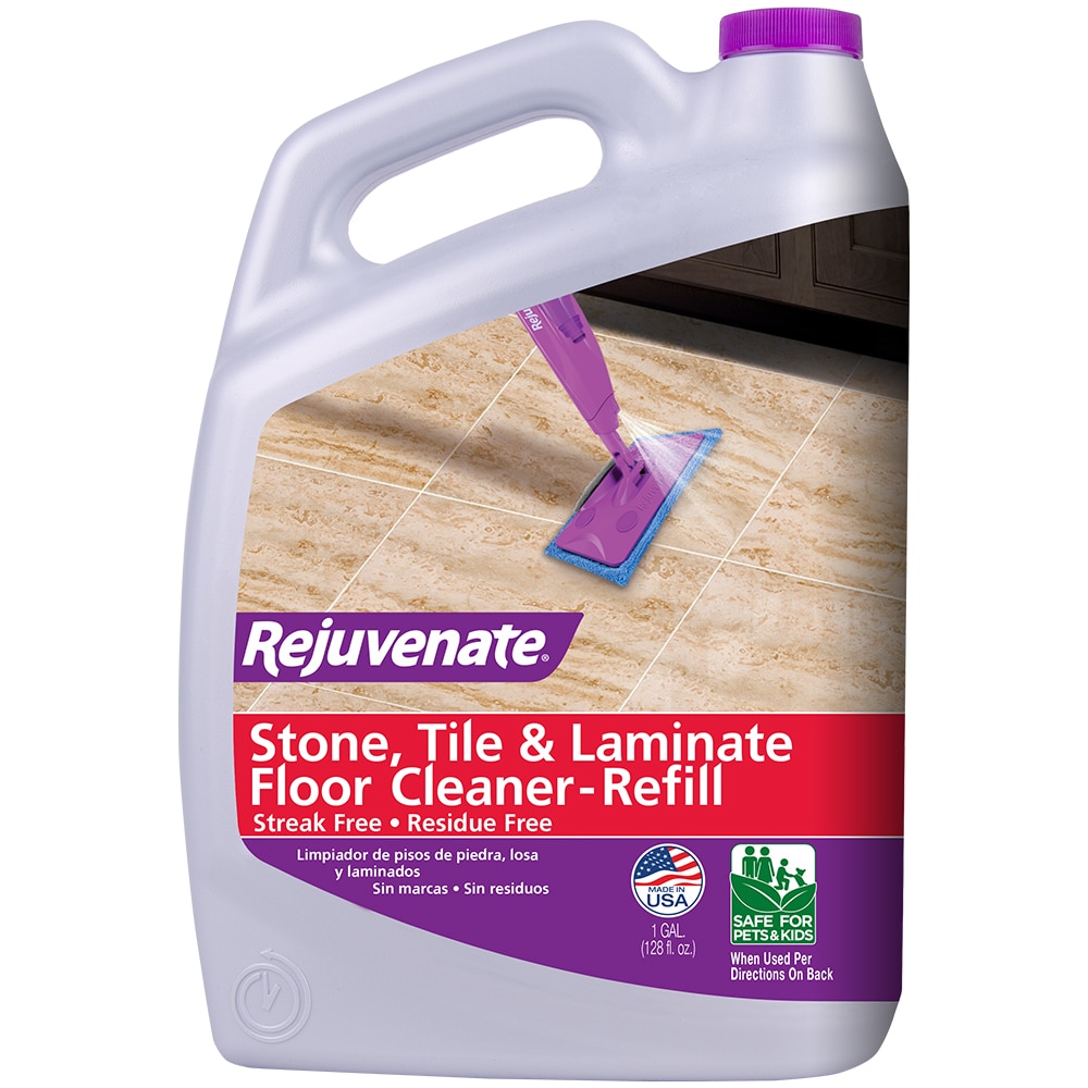 Rejuvenate Stone Tile And Laminate Floor Cleaner Refill 1 Gallon Liquid At Lowes Com
