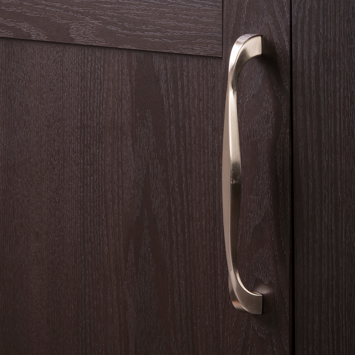 Satin Nickel 8 1/4" Modern Bar Cabinet Pulls with Mounting Hardware