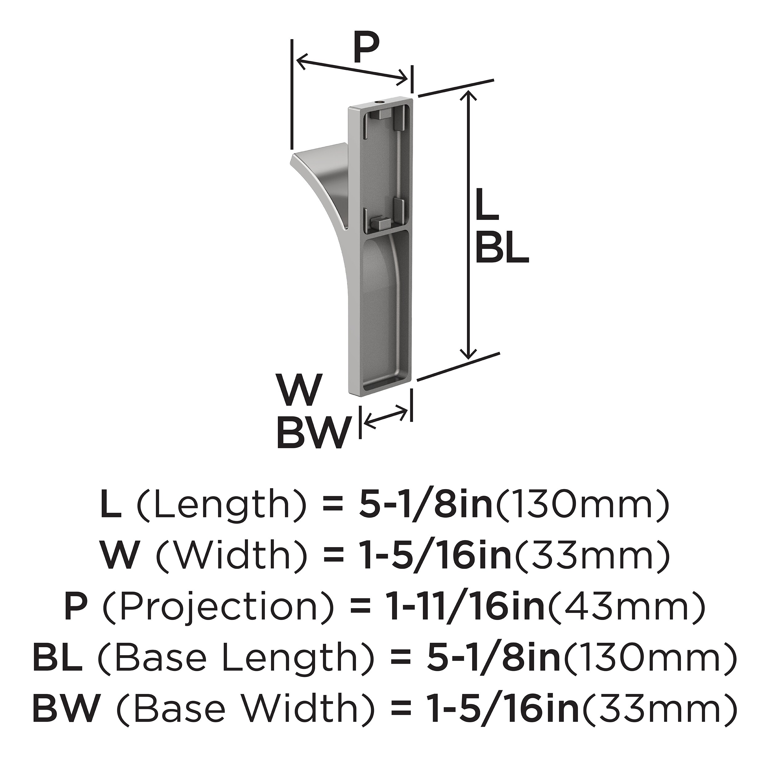 Amerock HBX3701426 Decorative-Wall-Hooks - View #4