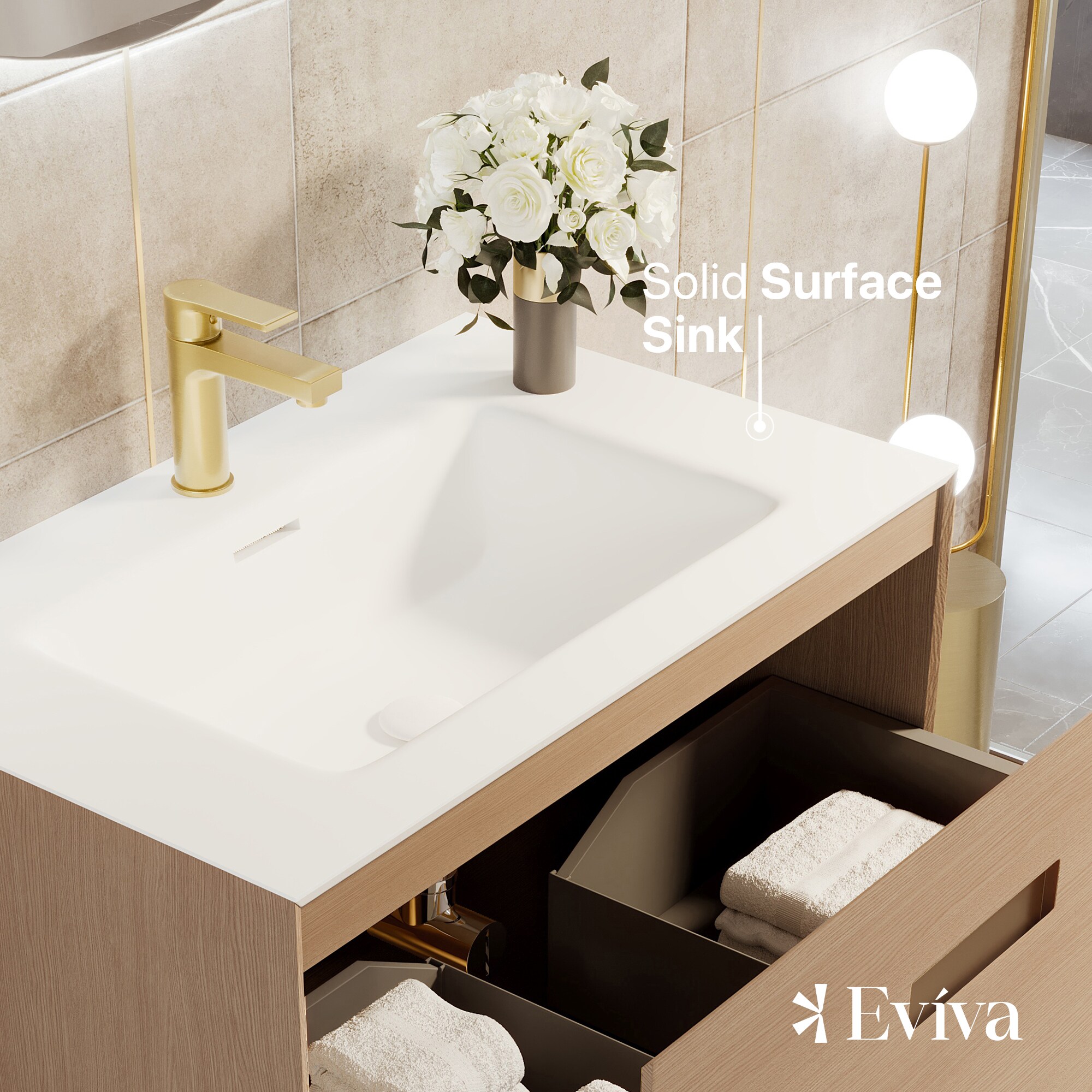 Eviva EVVN203-30OAK Bath-Vanity-Combo - View #4