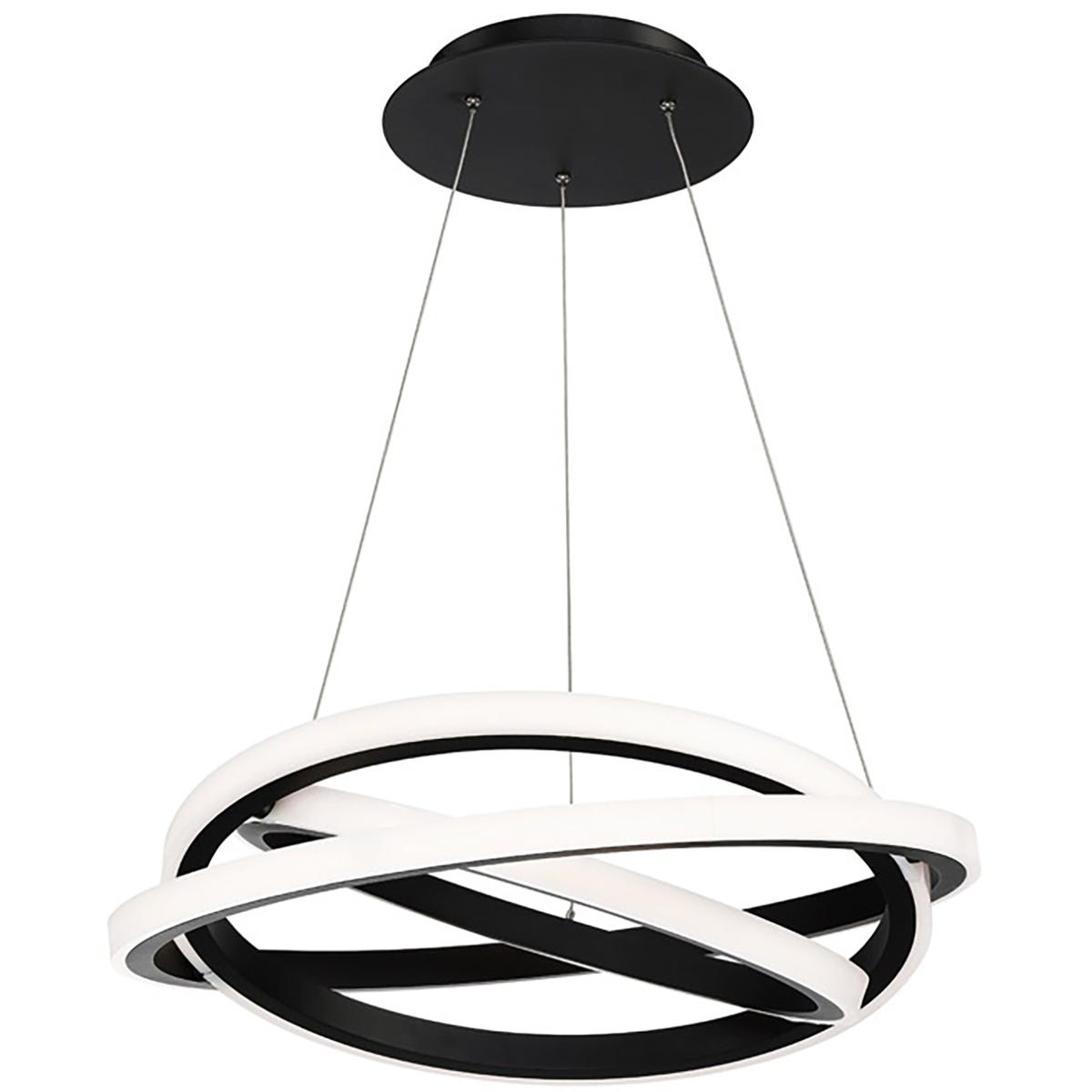 Modern Forms 1277541 PD-24826-BK Veloce Chandelier Black