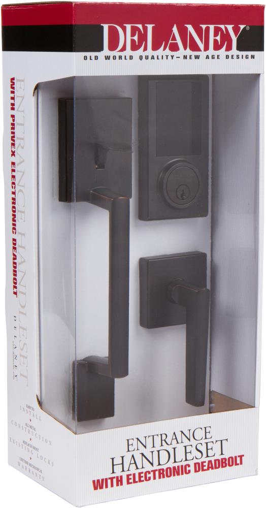 Avino Tuscany Bronze Single Cylinder Entry Door Handleset