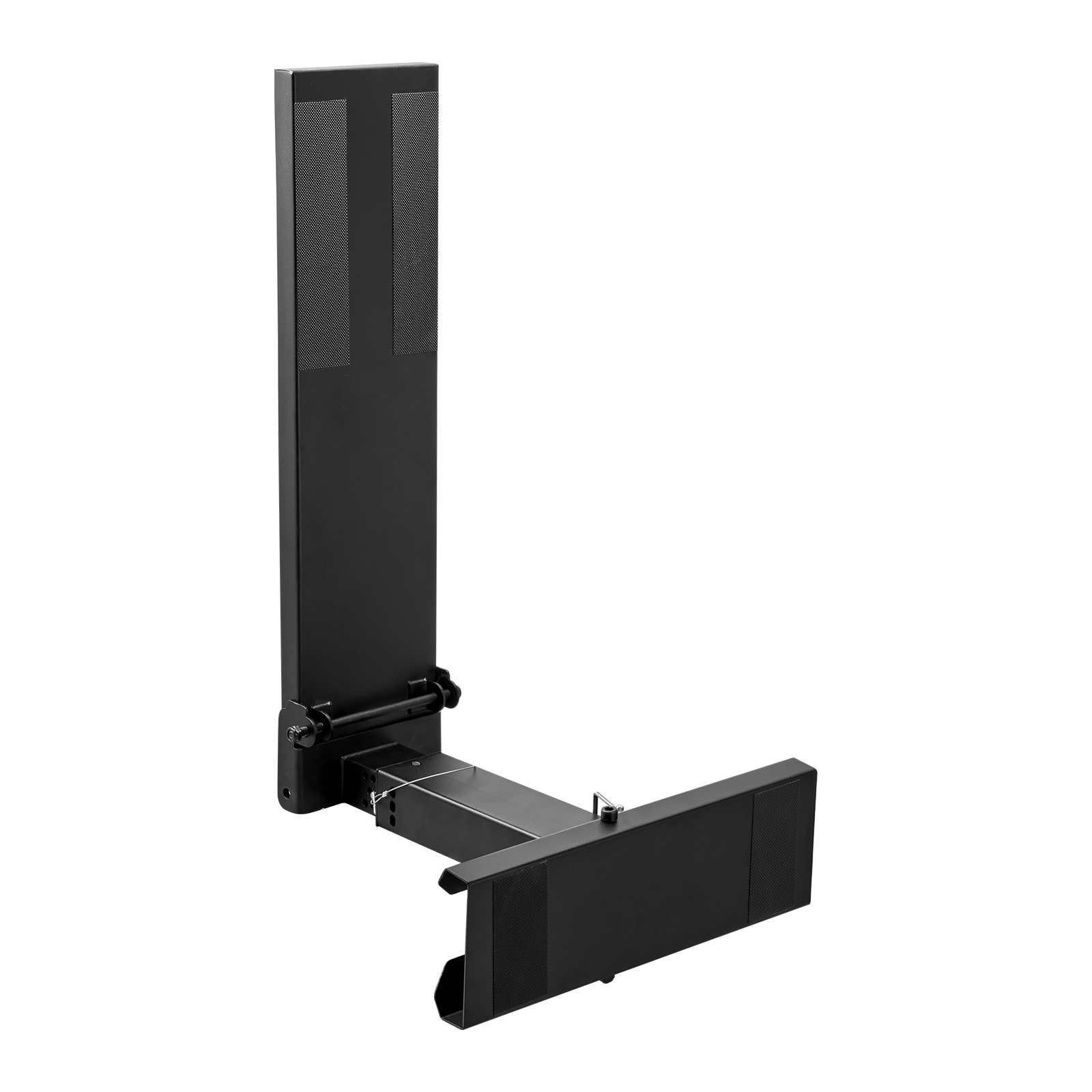 VEVOR Ladder Levler 23.4 L x 11.4-18 in H Support Surface Steel Ladder Leveling Tool Folding Pitch Hopper Stair Ladder Stabilizer Easy to Use Extension Ladder Accessories for Uneven Ground #SCLTTZZCG23I06087V0