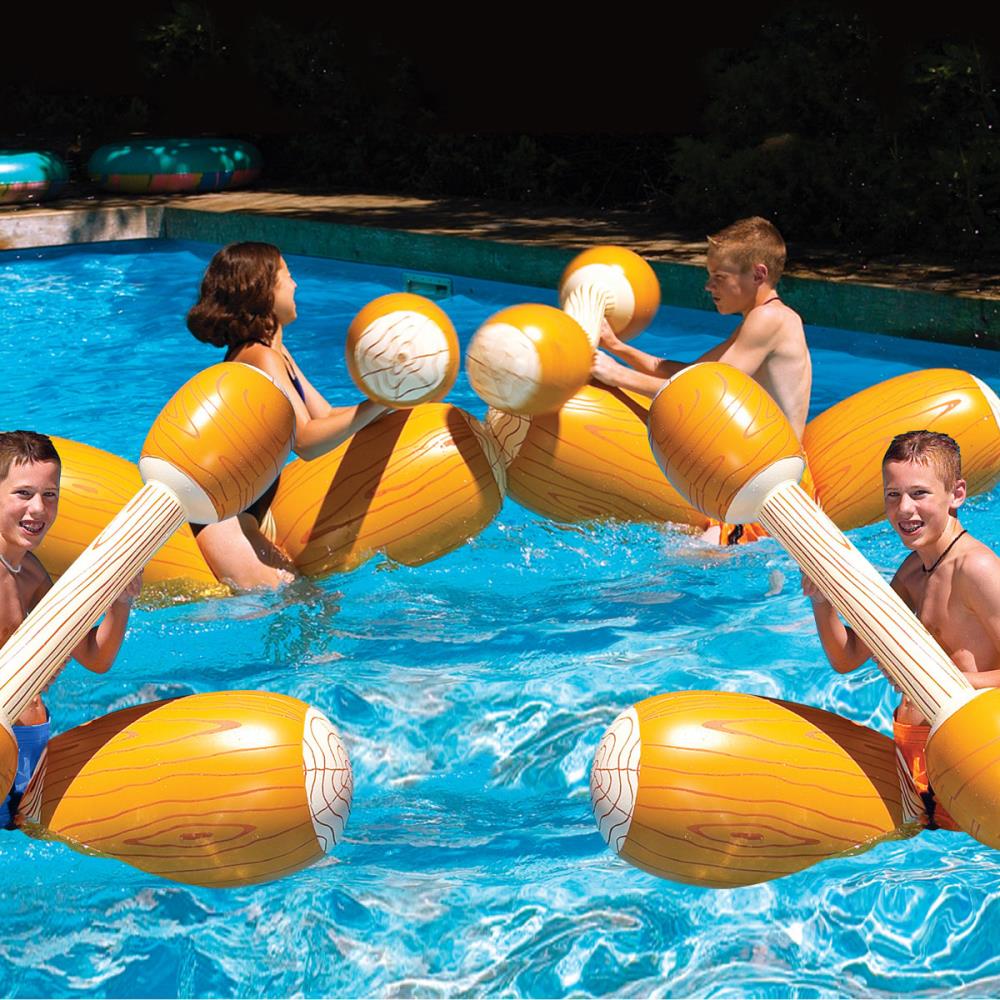 Swimline 9084-02 58-in x 14-in 1-Seat Multi Inflatable Ride-on 2-Pack