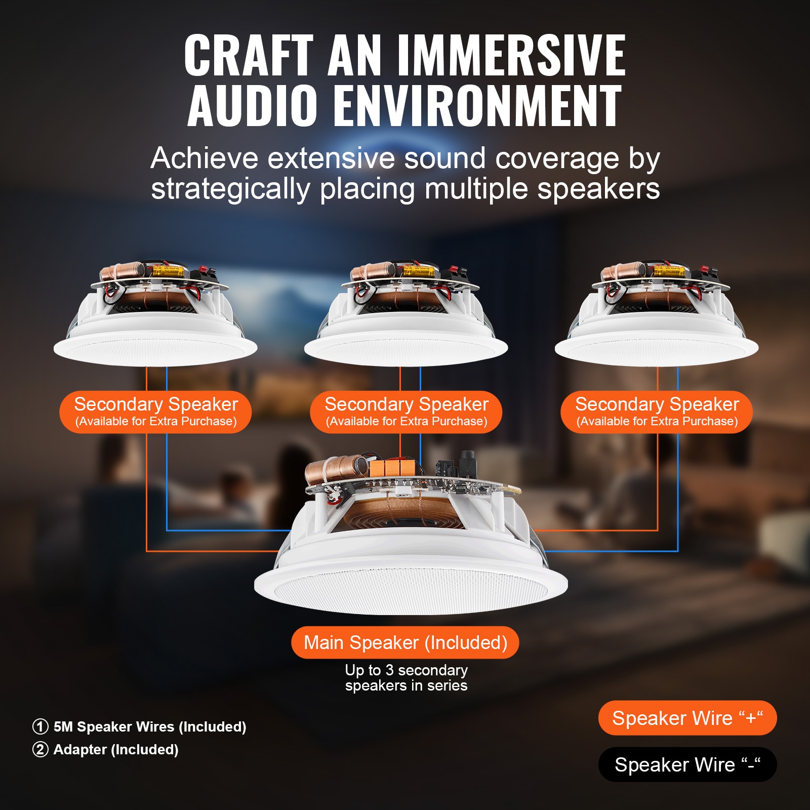 VEVOR DPXDYSQ65YCSYB22LV1 Home-Theater-Speaker-Systems - View #7