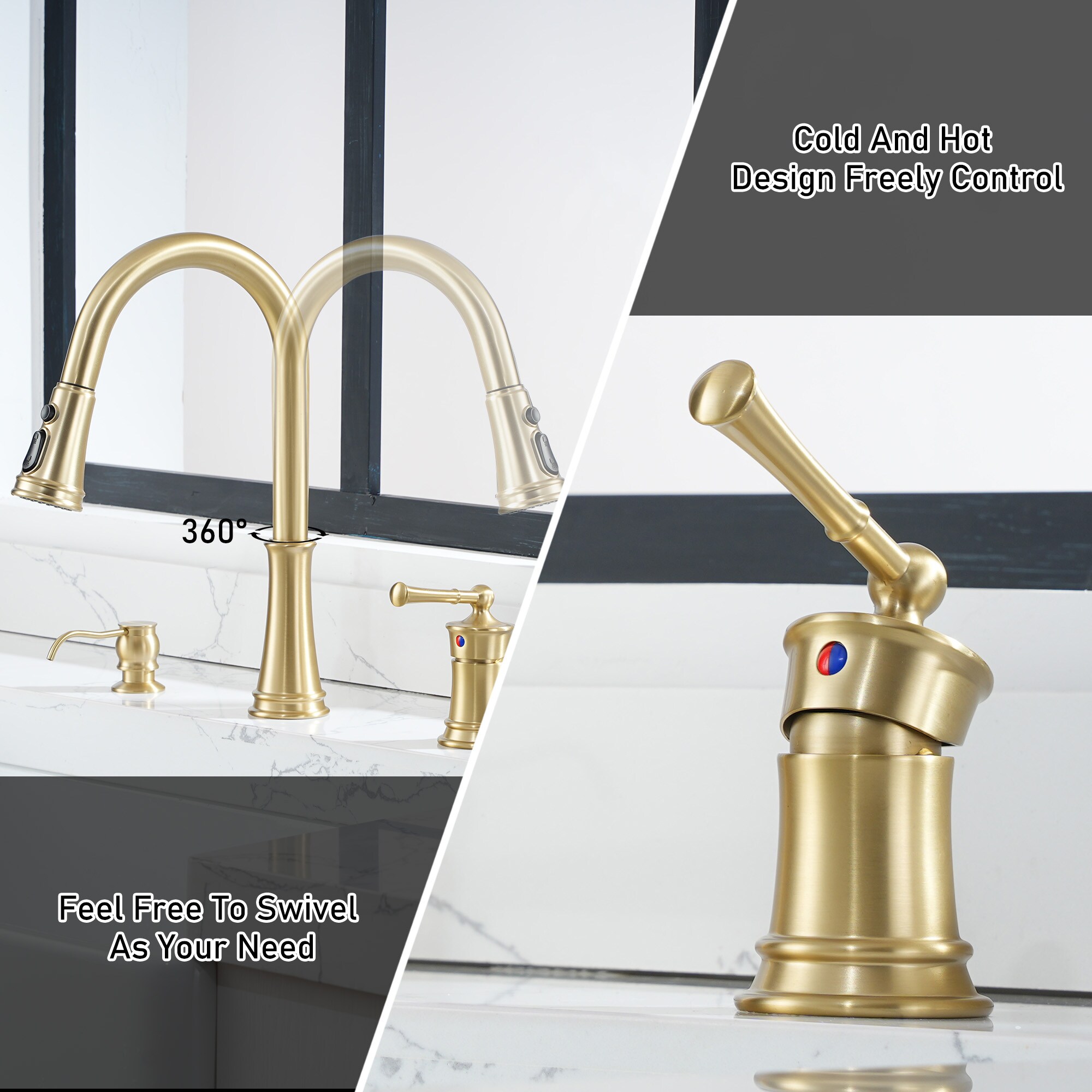 Clihome DG-KF03LSJ Kitchen-Faucets - View #6