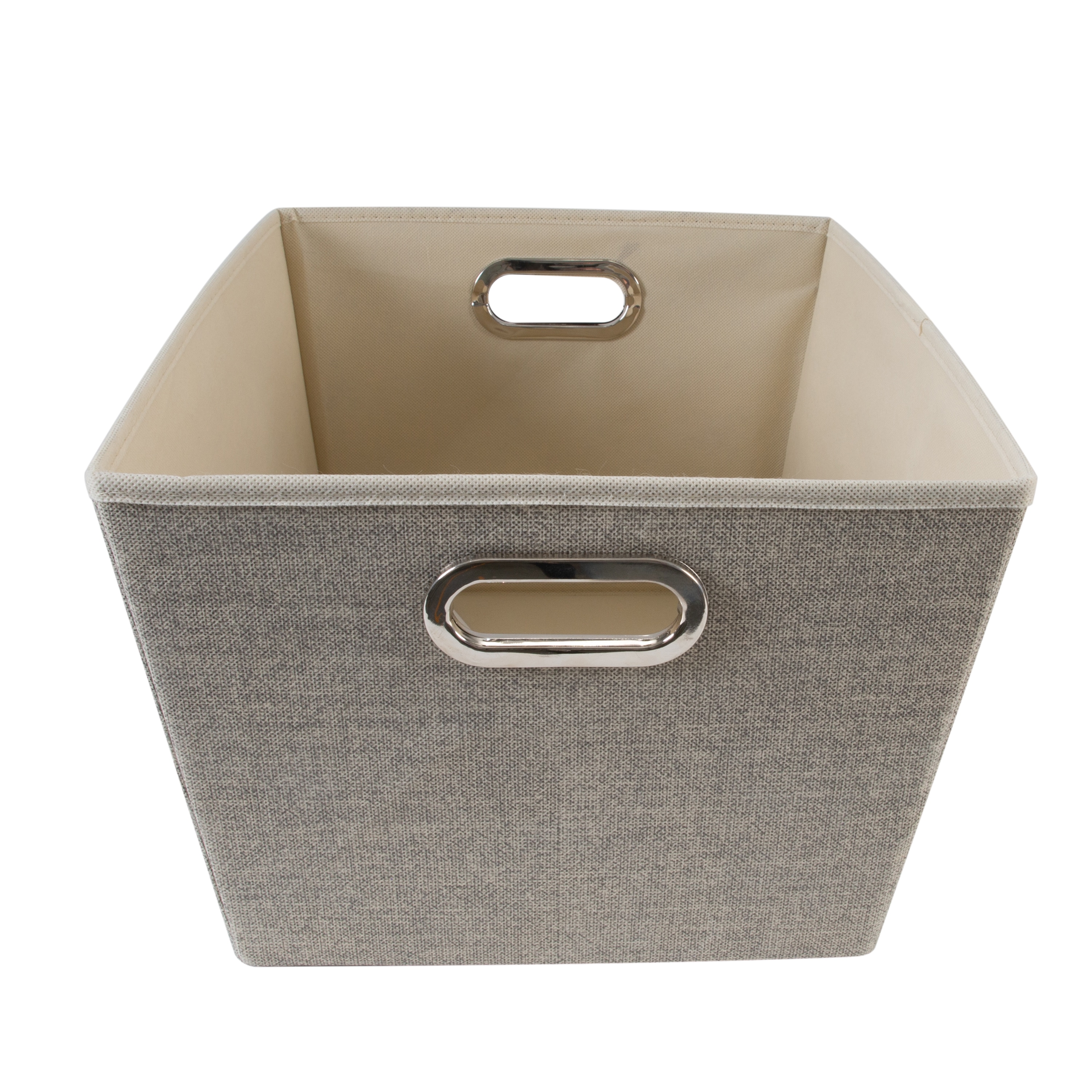Simplify 25435-FEJ ( 16.8-in W x 10-in H x 14-in D ) Beige Fabric Bin