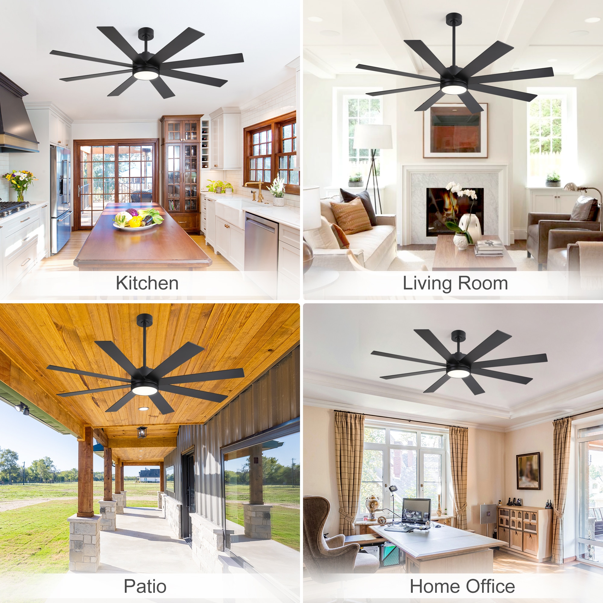 Breezary 37018-BK Ceiling-Fans - View #8