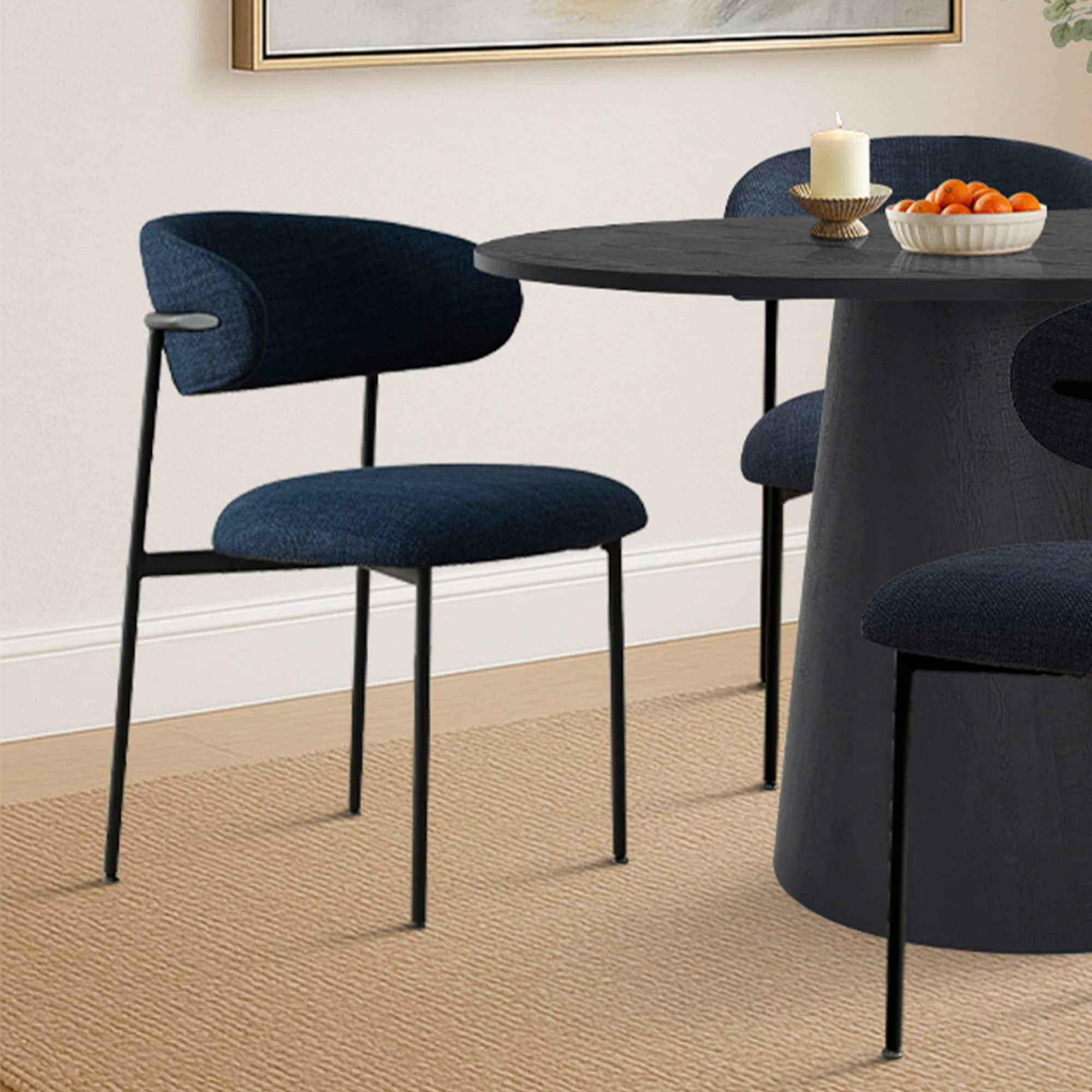 Maison Boucle MERIDA-CHAIR-BLUE8 Dining-Chairs - View #2