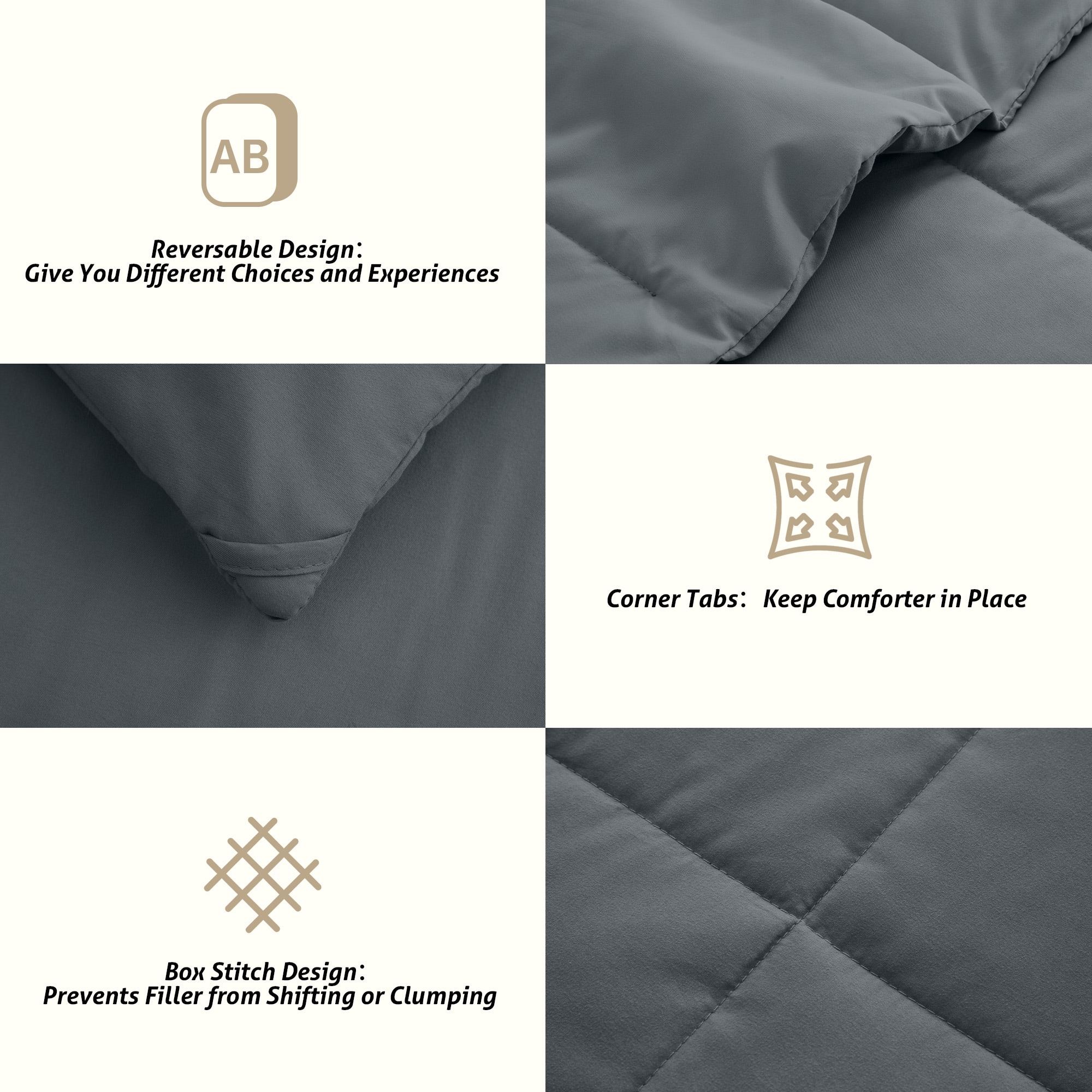 VOUA SAF-YSMHXB-GYQ Comforters-And-Bedspreads - View #6