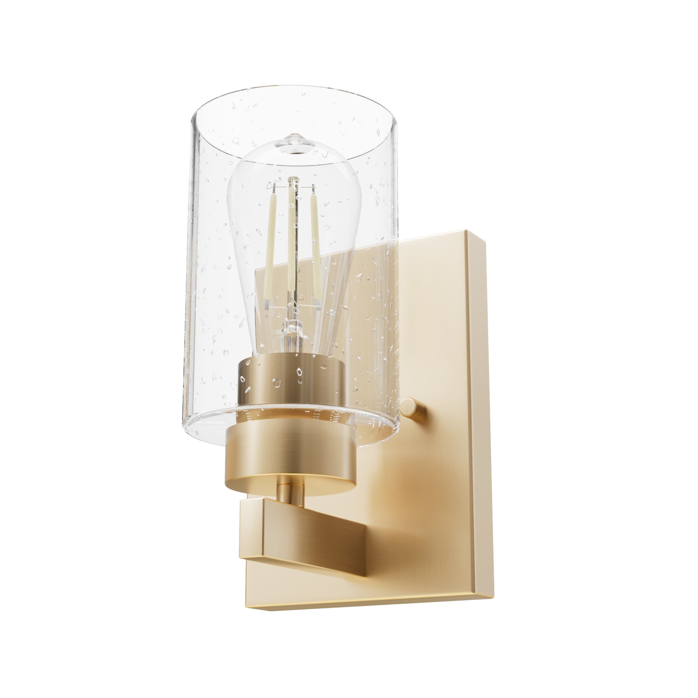 Hunter 13072 Hartland 1 -Light Satin Gold Transitional