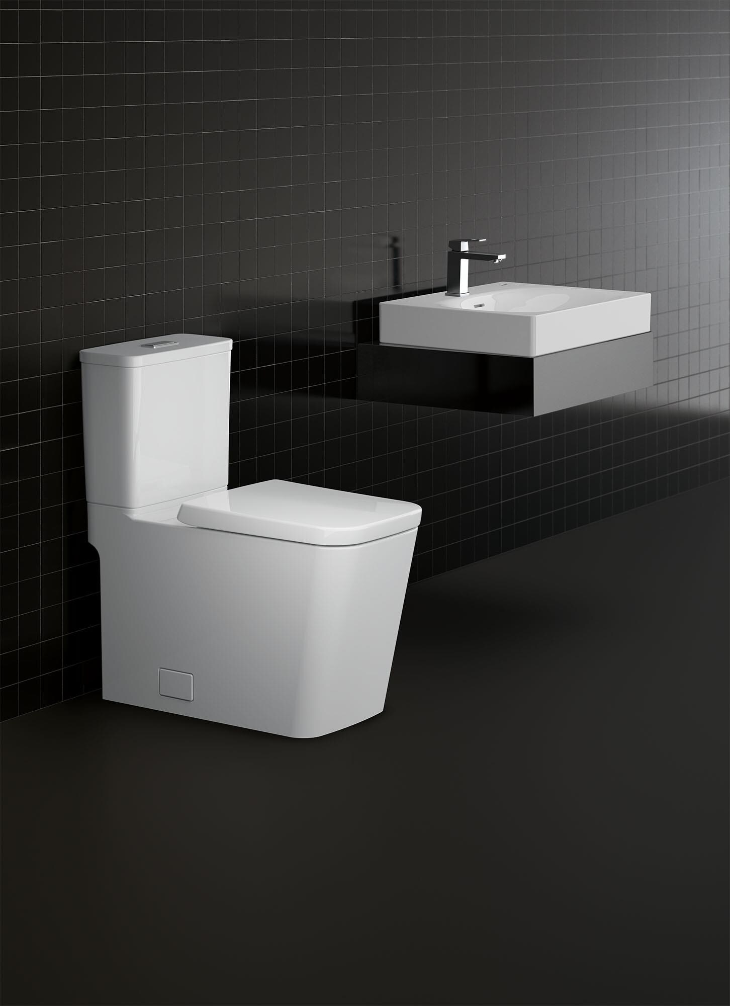 Eurocube Alpine White 24" Ceramic Wall-Mount Bathroom Sink