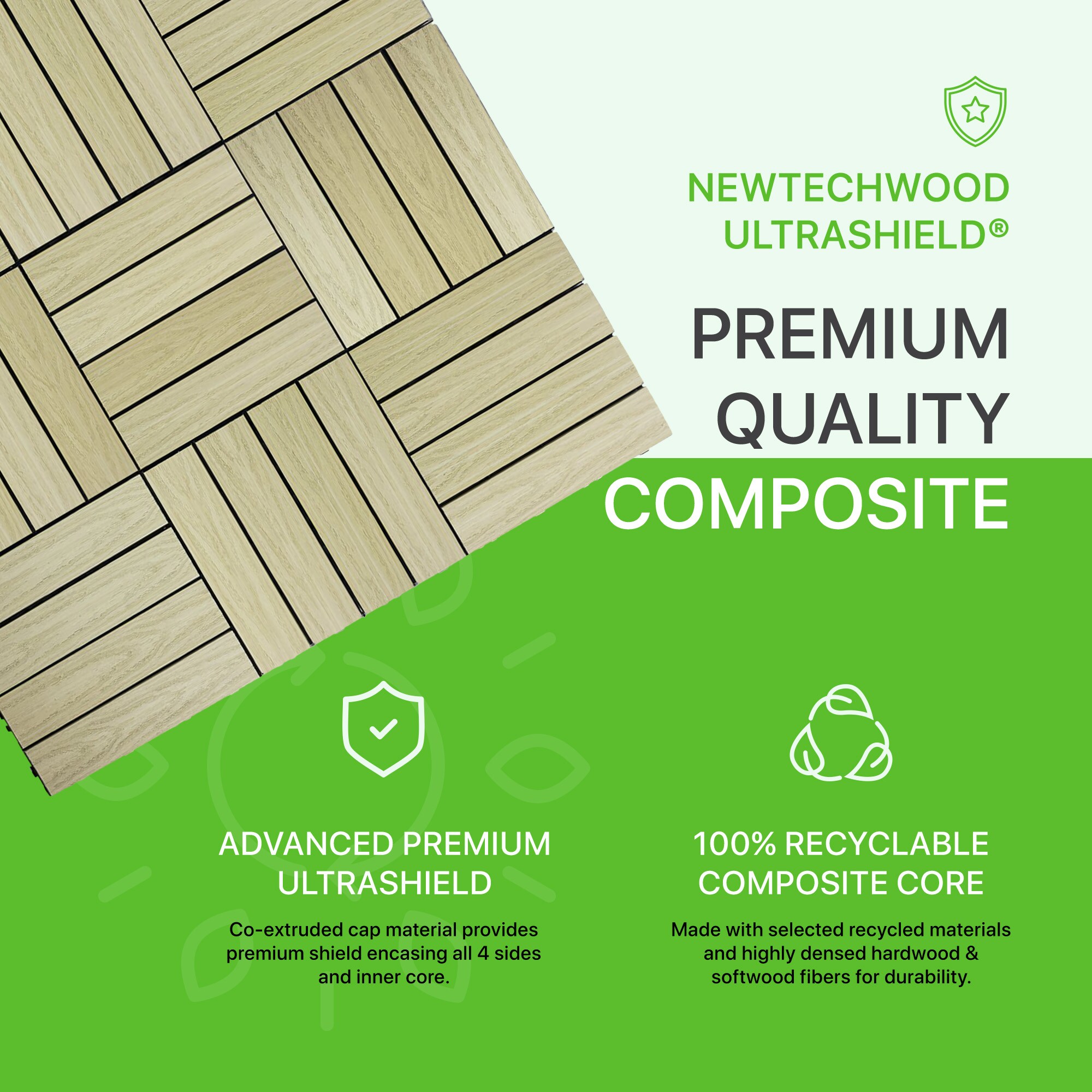 NewTechWood US-QD-ZX-SD Deck-Tiles - View #4