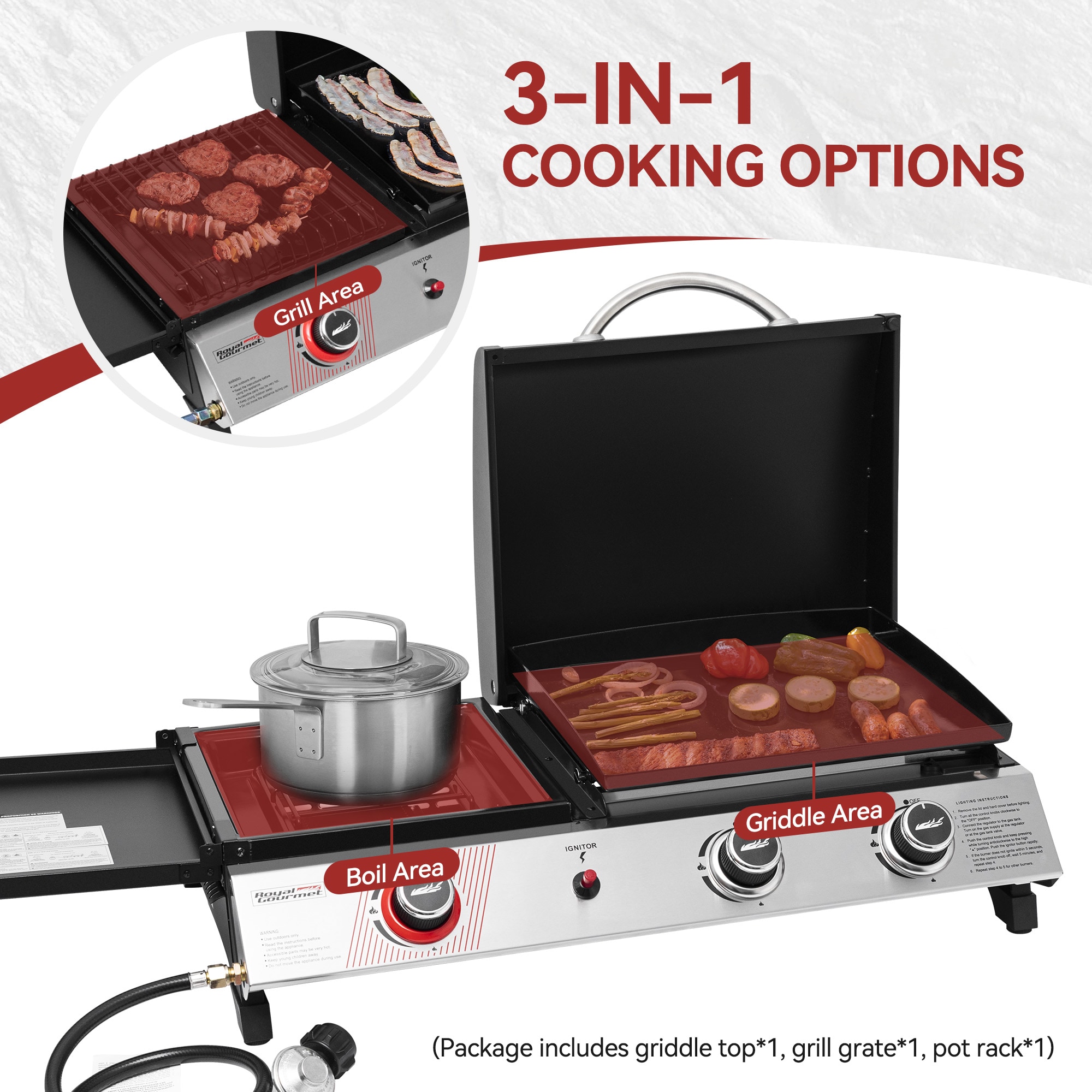 Royal Gourmet PD1305H Tabletop-Grills - View #5