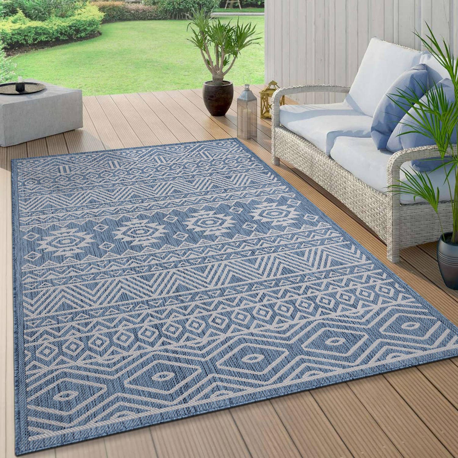World Rug Gallery 124BLUE5X7 rugs - View #2