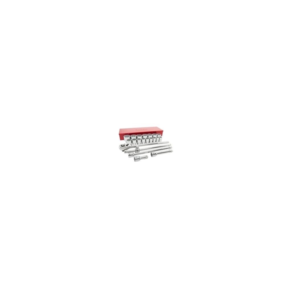Sunex Tools ISN57459 Sunex SUN4421 0.75 in. SAE Drive Chrome Socket Set- 21 Piece