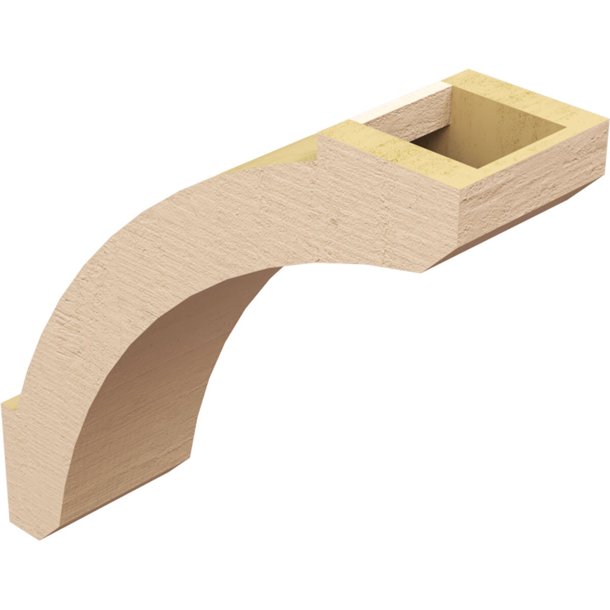 Ekena Millwork BRCUR05X16X16LFTRCPR braces - View #6