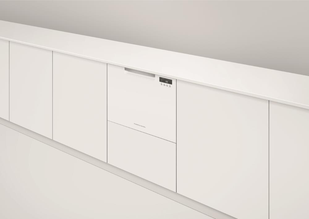 Fisher & Paykel 44-Decibel 24-in Double Drawer Dishwasher (White