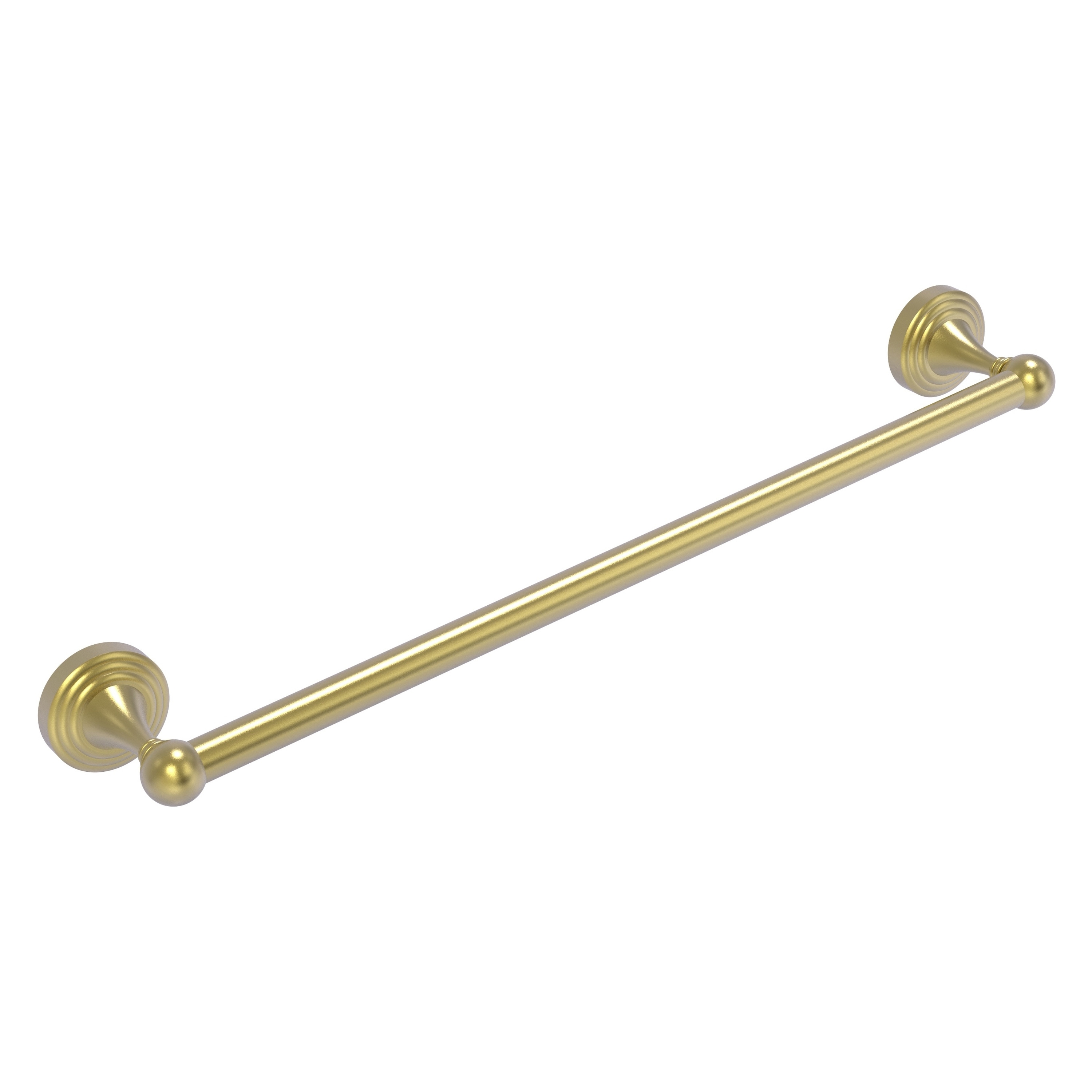 Allied Brass SG-41/24-SBR Sag Harbor 24-in Satin Brass Wall mount Single Towel Bar