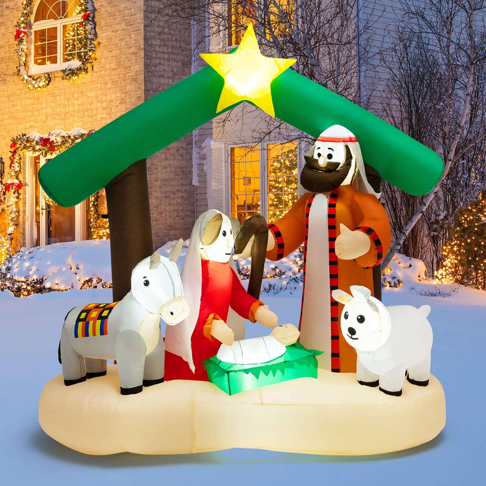 Nativity Christmas Inflatables at Lowes.com