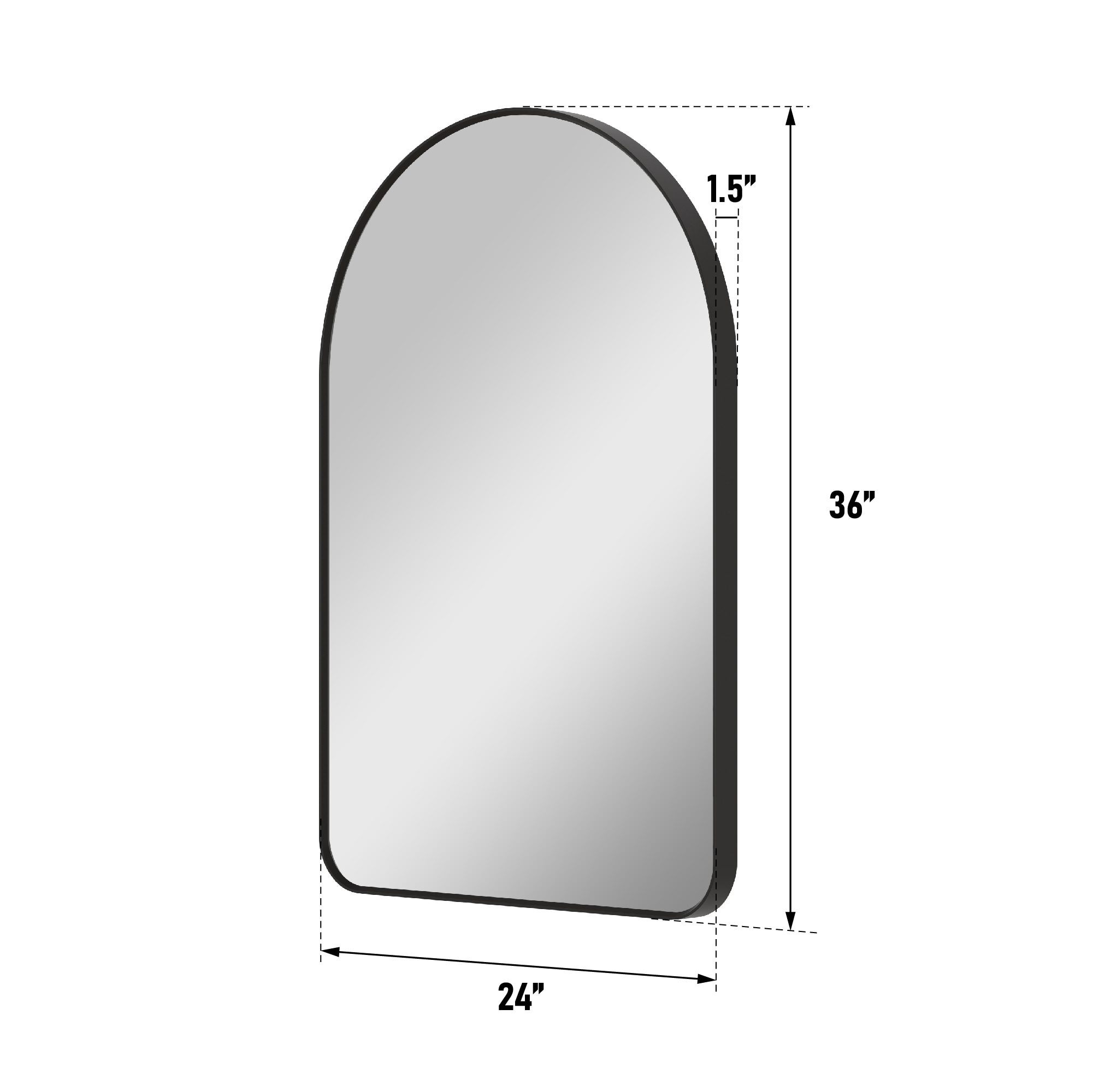 Poinic QZCFM4-2436B Decor-Mirrors - View #5