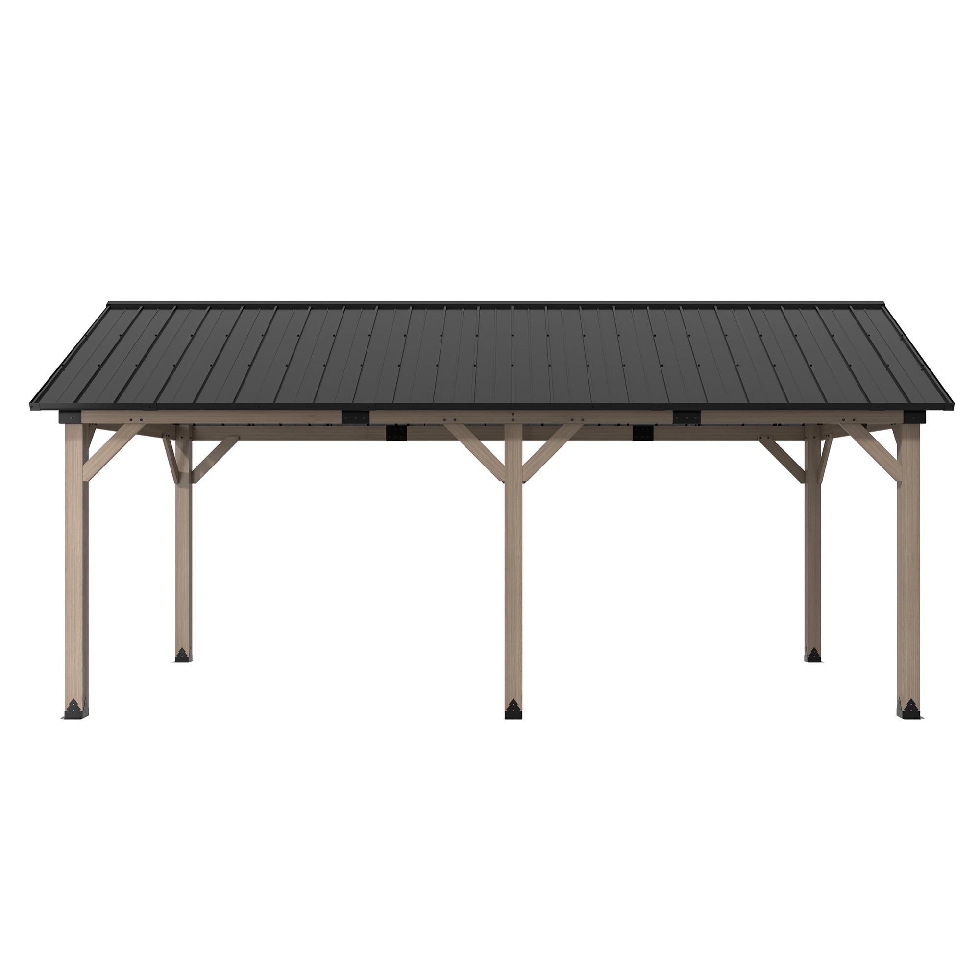 Mondawe OD06KTRZ1220SB Wood-Resin-Gazebos - View #3