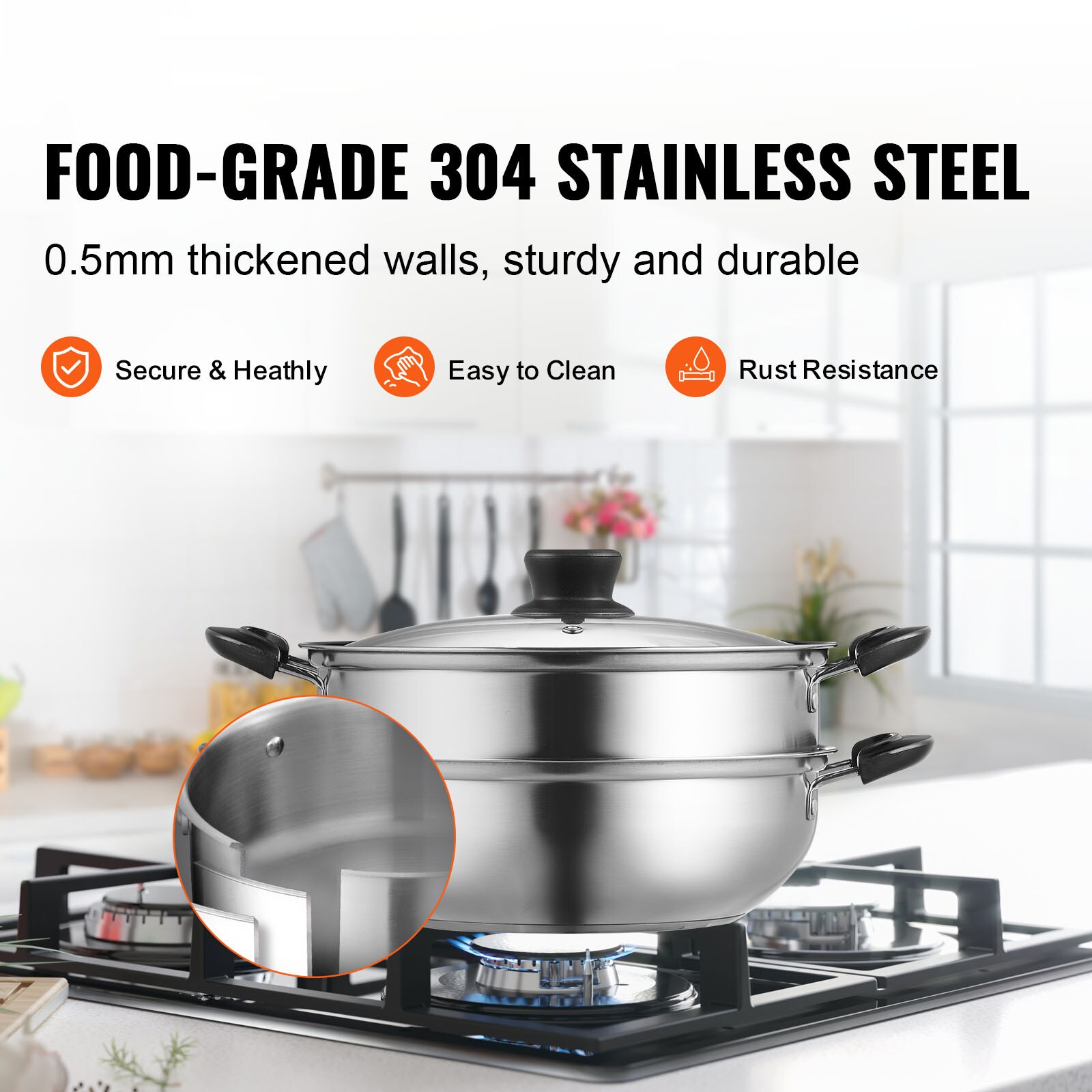 VEVOR DCZG28CM00009GWUDV0 Stock-Pots - View #3