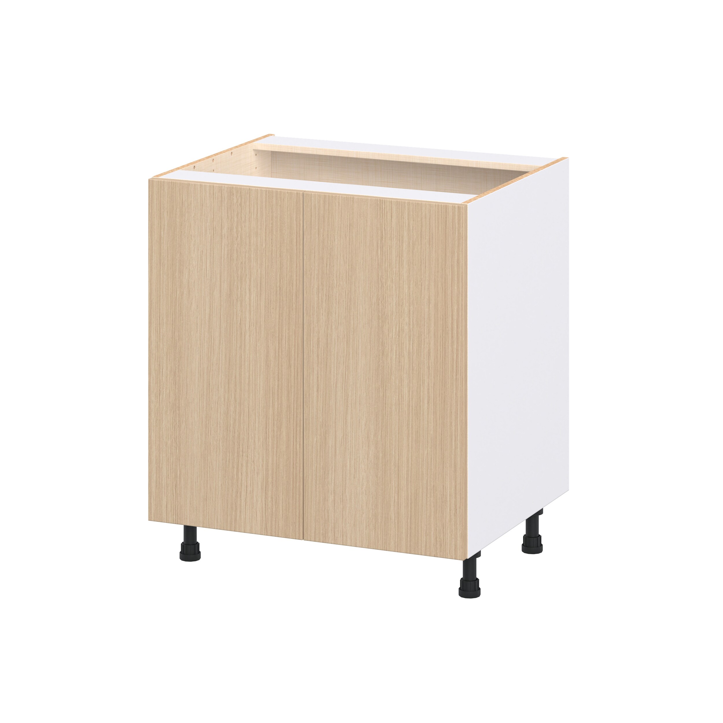 Hugo&Borg B30FH-WI Winston 30-in W x 34.5-in H x 24.5-in D Mojavi Oak Base Fully assembled Cabinet Flat Panel