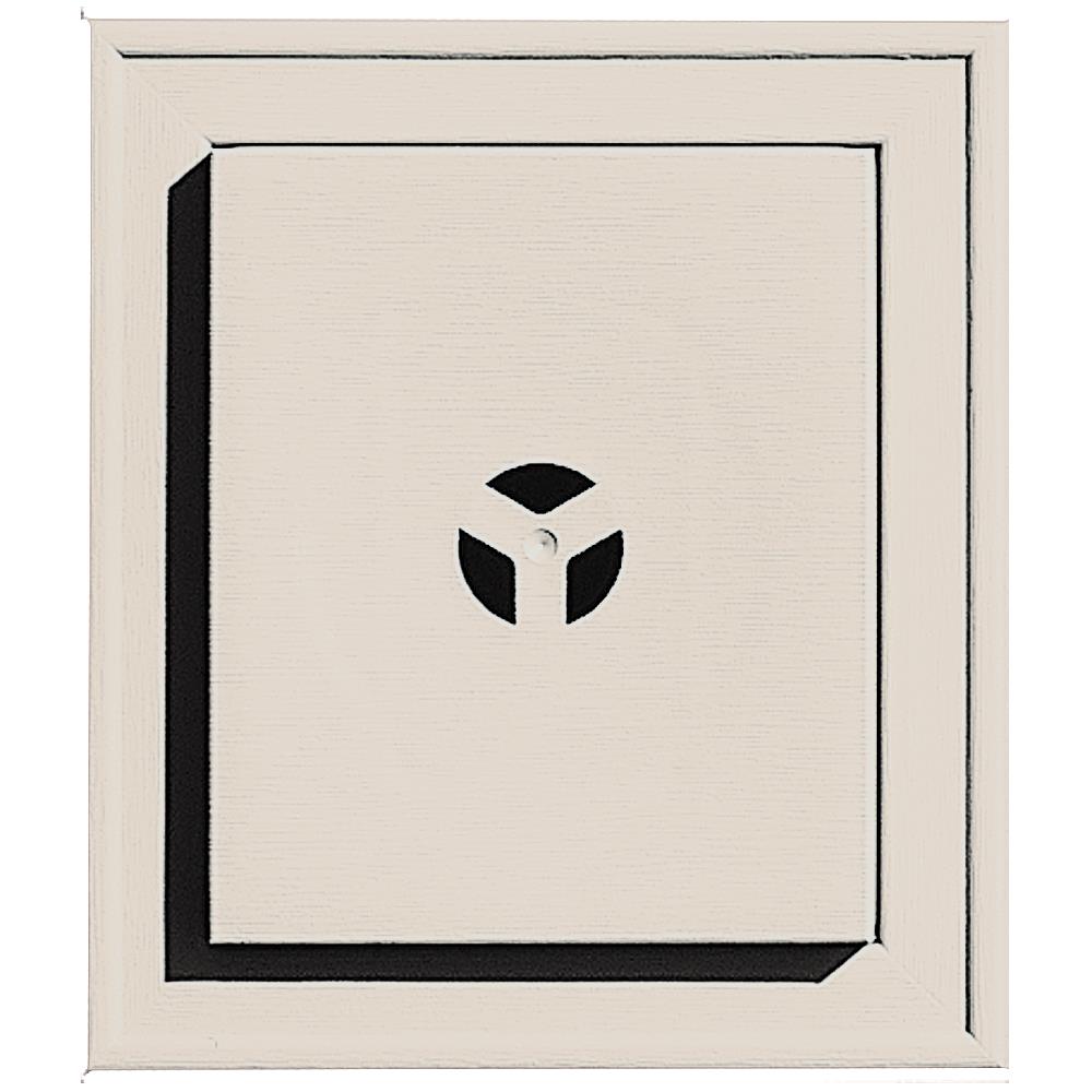 Builders Edge 130110002048 7-in x 8-in Almond Vinyl Universal Mounting Block