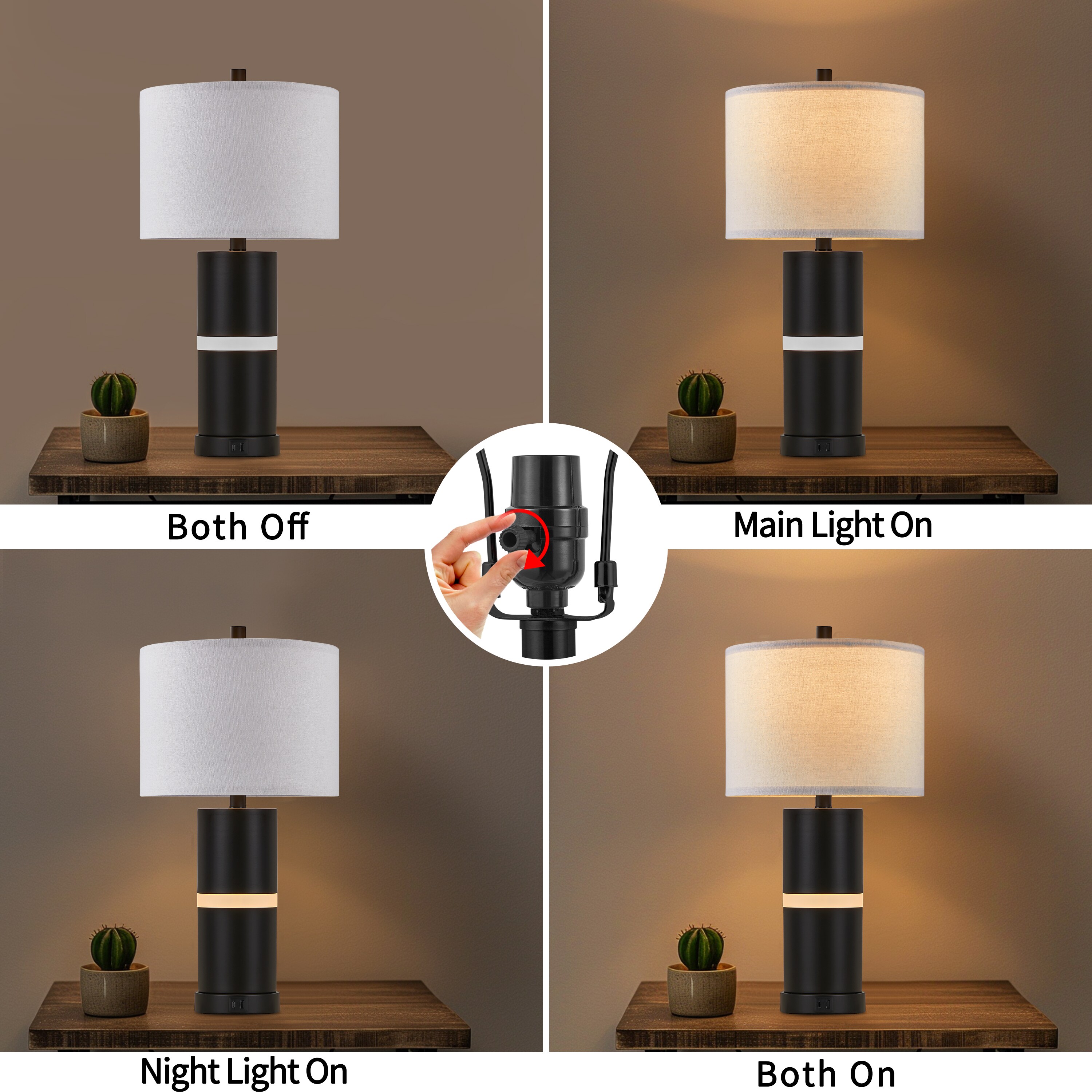 KAWOTI 21365 Table-Lamps - View #4