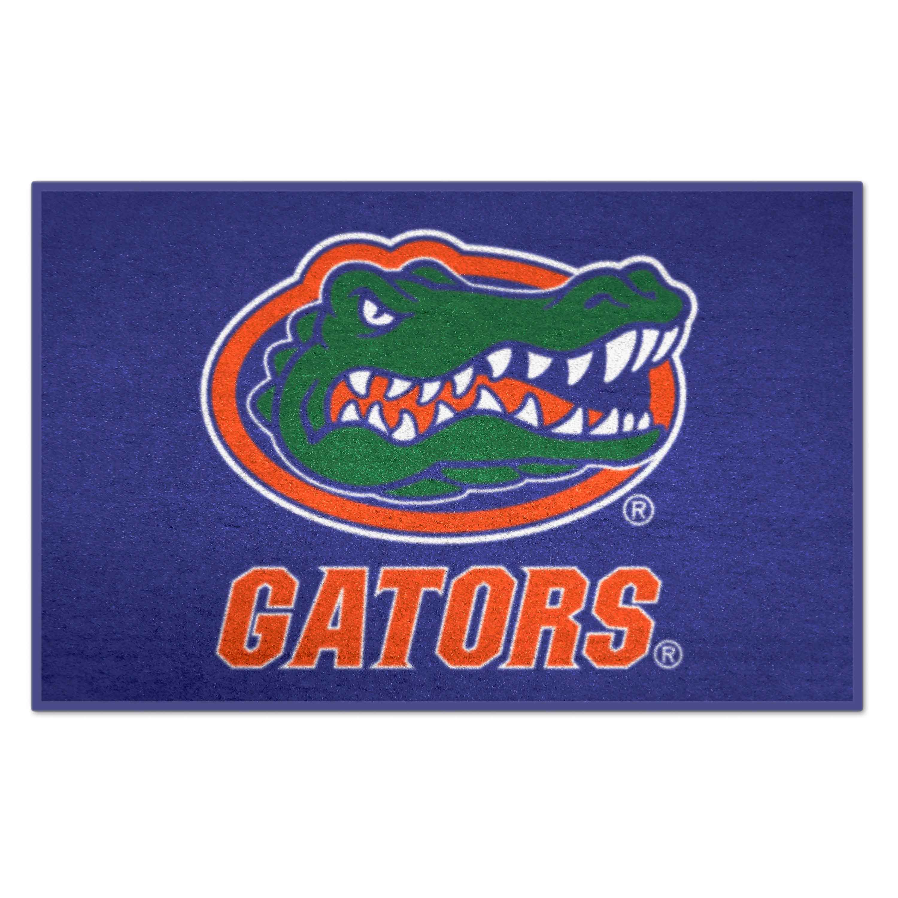 FANMATS 4157 Florida Gators 2-ft x 3-ft Black Vinyl Rectangular Indoor or outdoor Decorative Sports Door mat