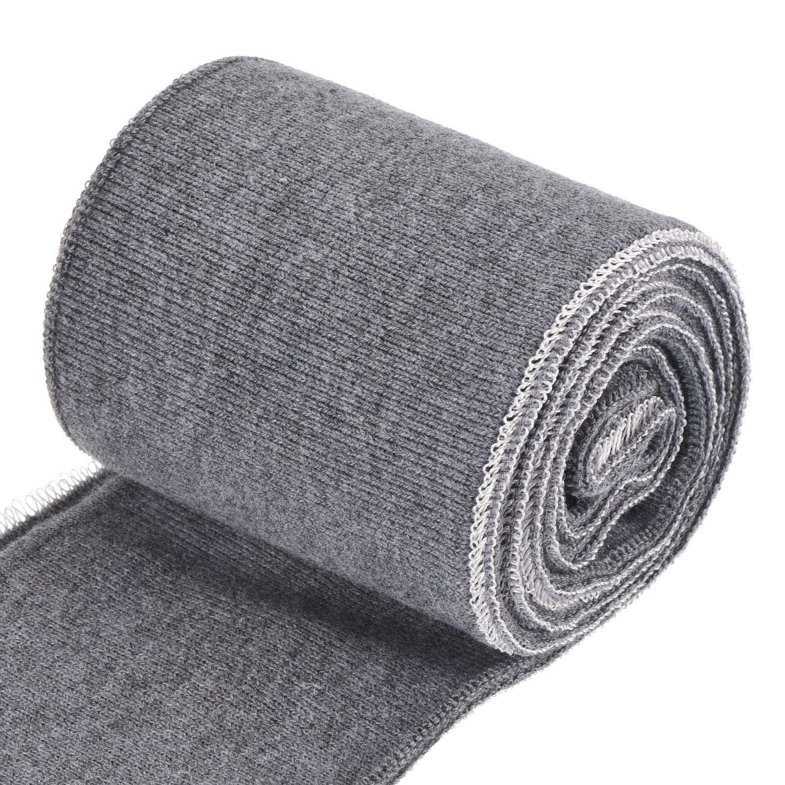 Unique Bargains - Elastic Cuffs Ribbed Trims 31.5 Inch x 2.8 Inch Cotton Fabric Knit Rib Stretch ...