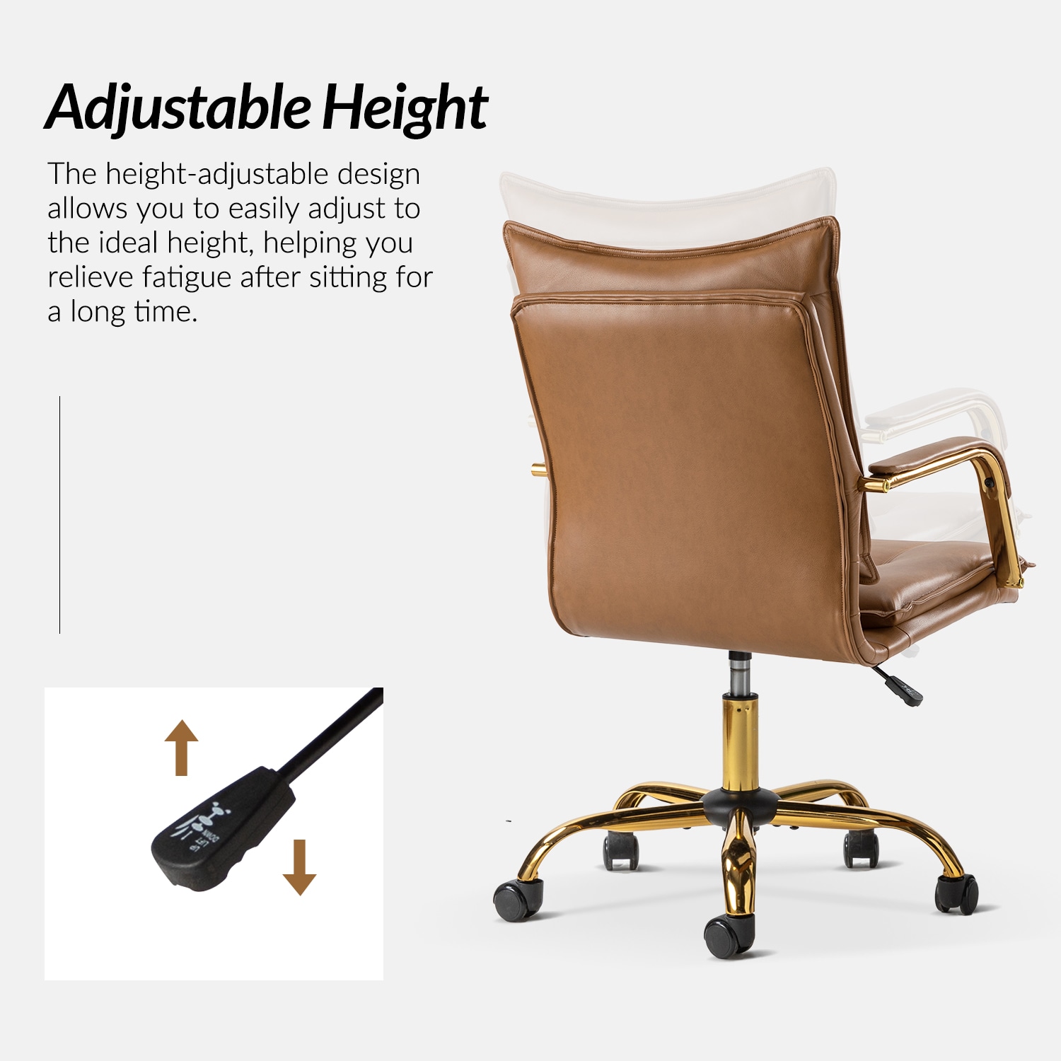 14 Karat Home OFHT0417-CAMEL Office-Chairs - View #6