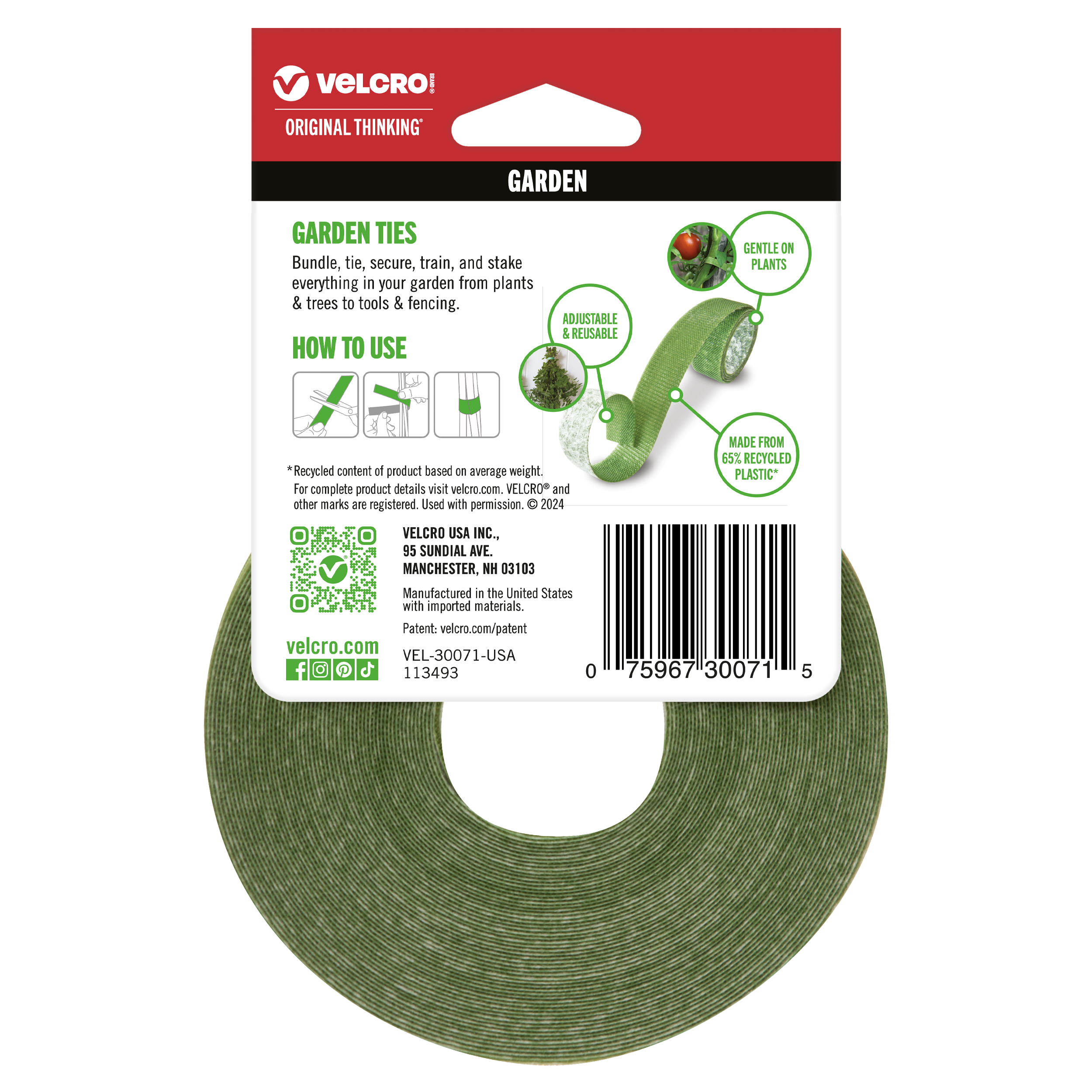 VELCRO Brand VEL-30071ACS-USA Plant-Ties - View #7