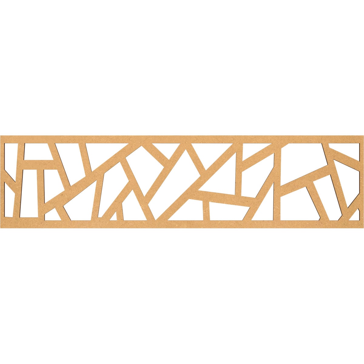 Ekena Millwork MLDA12X47HSBMF Harrisburg Fretwork Flat Trim 12-in x 3.92-ft Brown Unfinished 2157828 Pierced Wall Panel Moulding