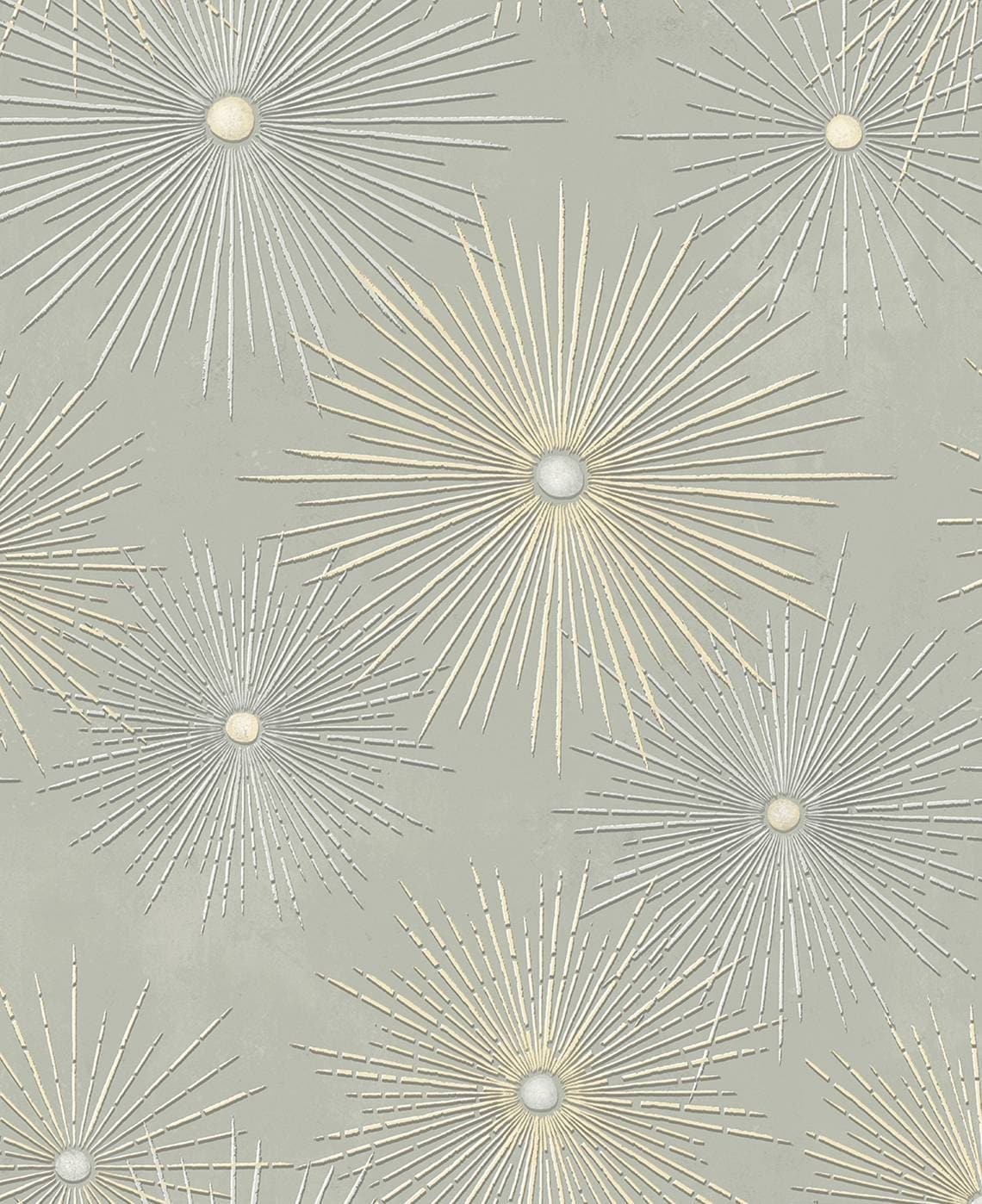 Seabrook Designs 56-sq ft Smoke Paper Geometric Prepasted Water Activated Paste Wallpaper