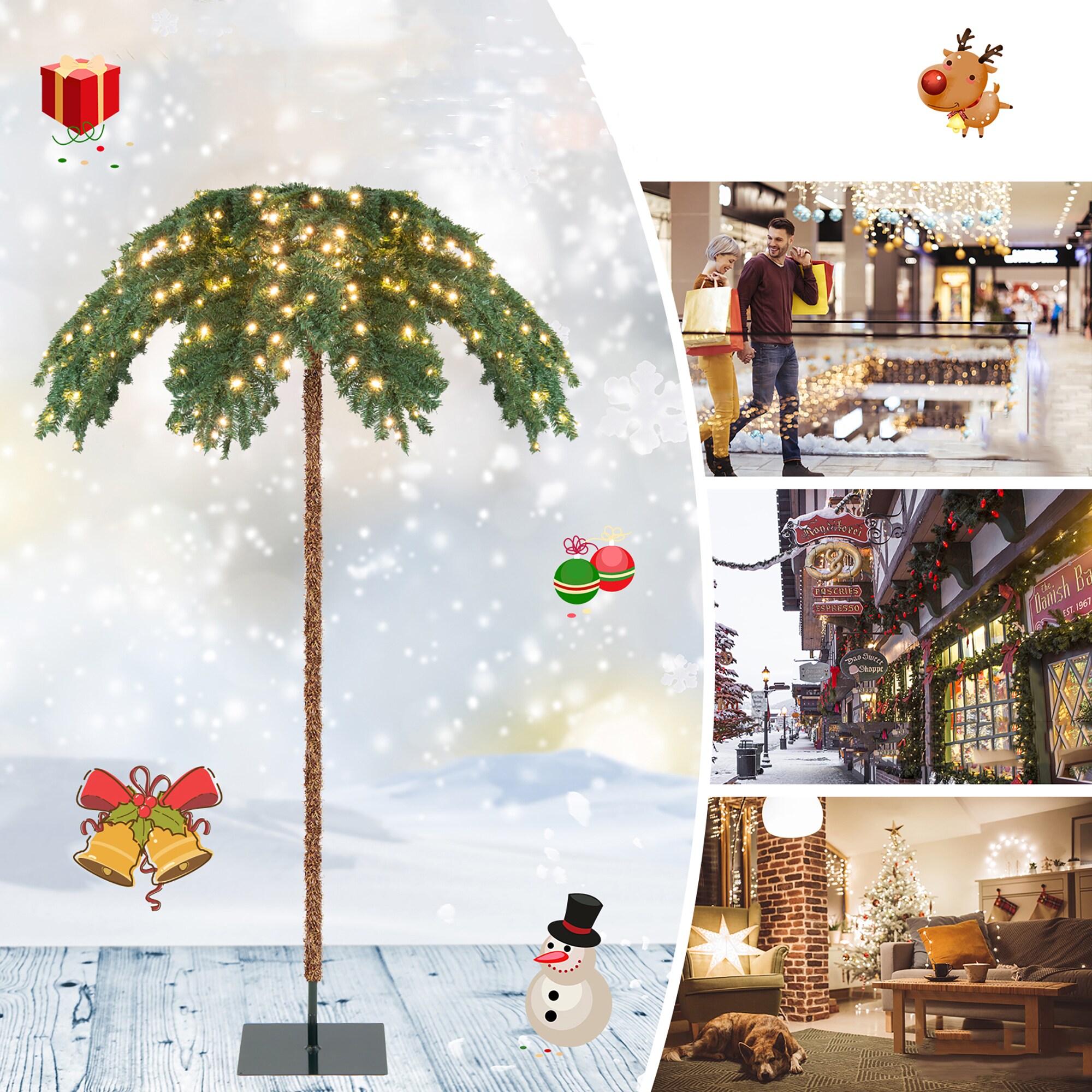 Costway CM24028US Artificial-Christmas-Trees - View #5