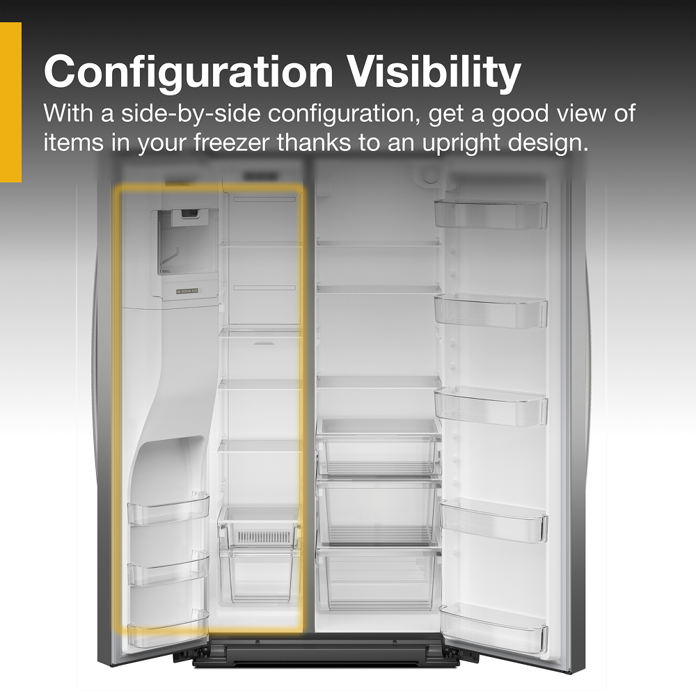 Whirlpool WRSF5536RZ Side-By-Side - View #8