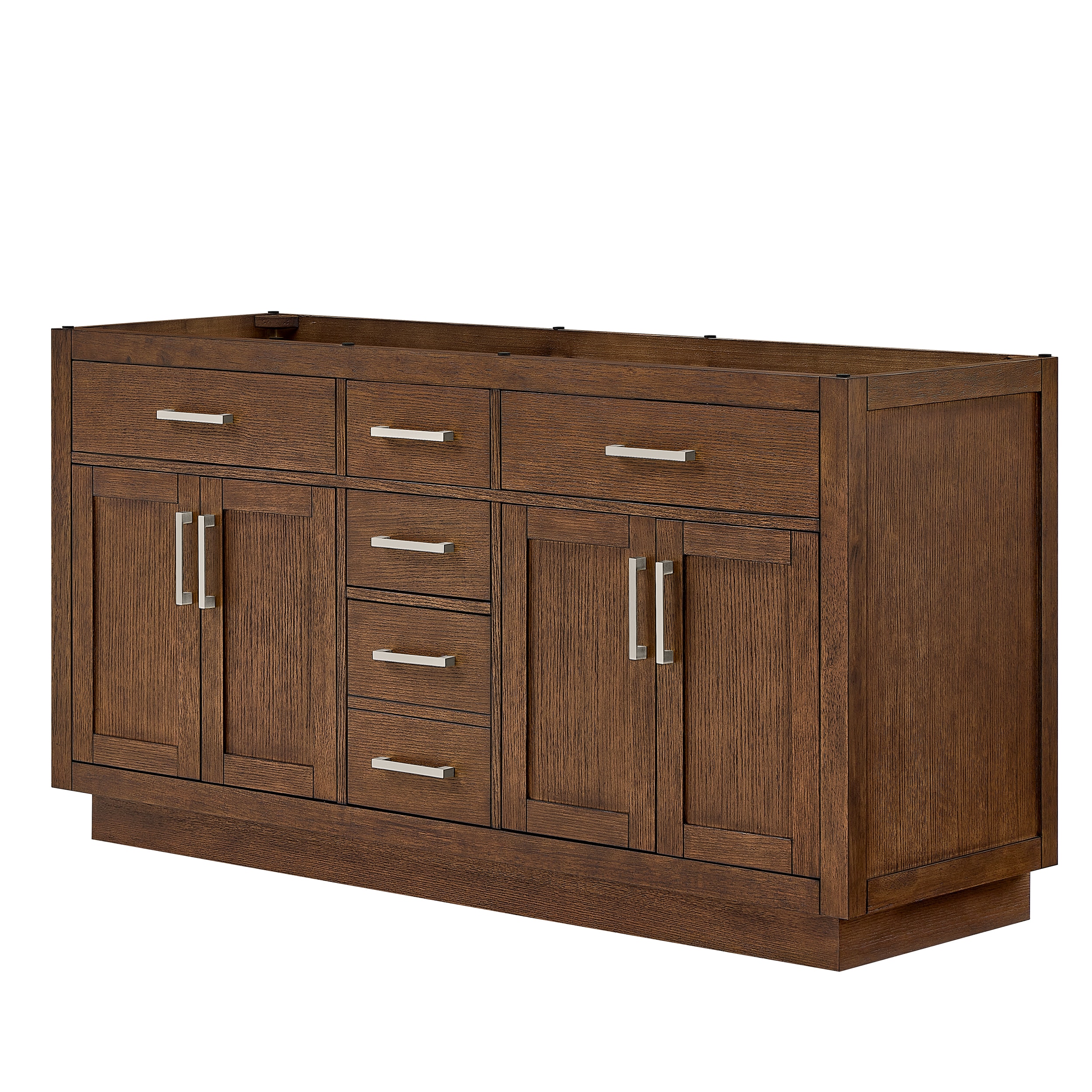 Wyndham Collection Beckett TK Bathroom Vanity Base Cabinet without Top