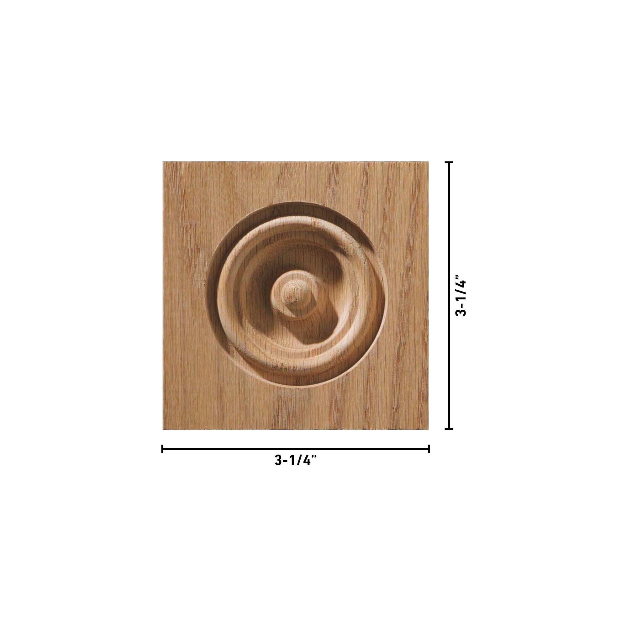 Ornamental Mouldings BG886COAK Moulding-Blocks - View #3