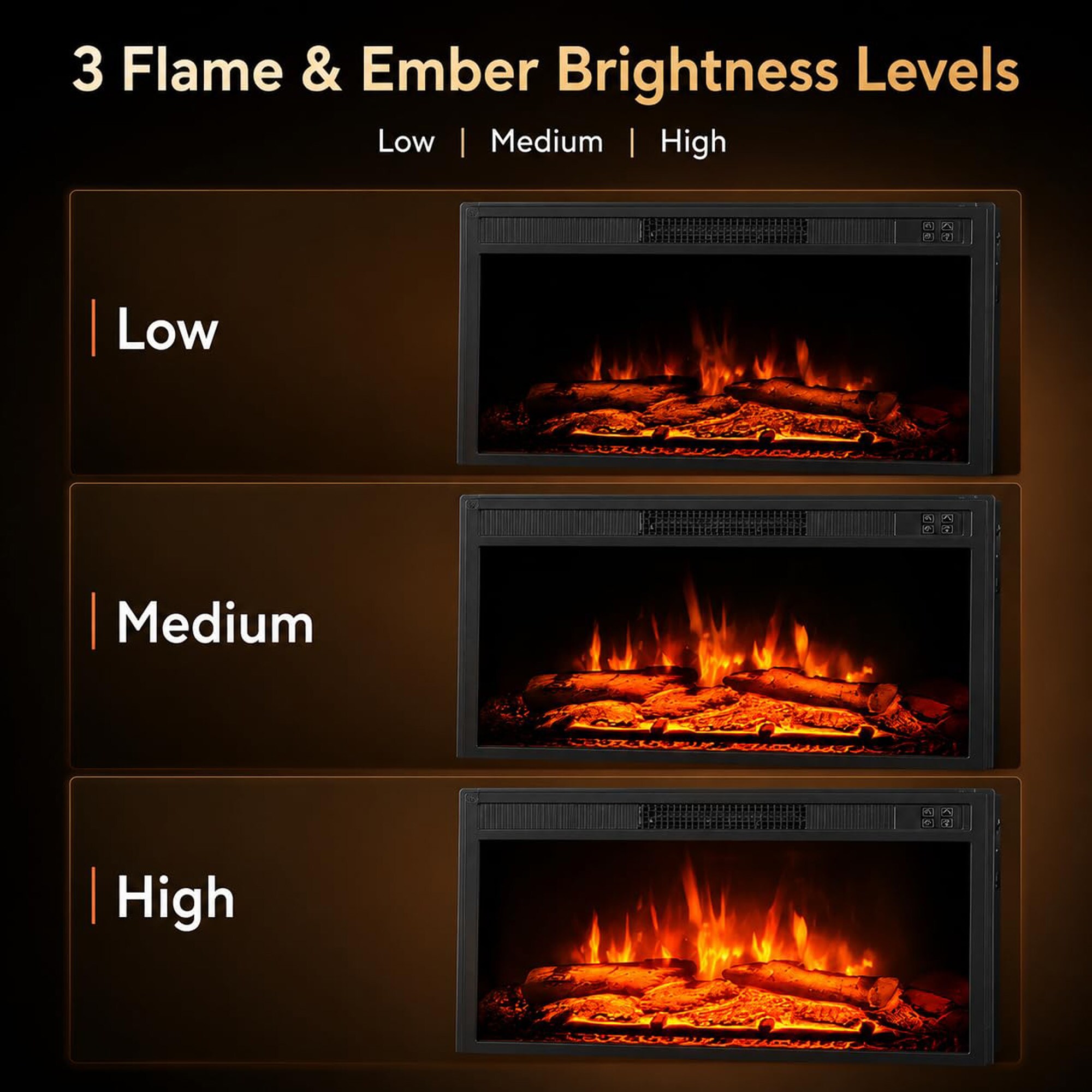 GarveeLife CLJ-602T85GCZEE Electric-Fireplaces - View #4