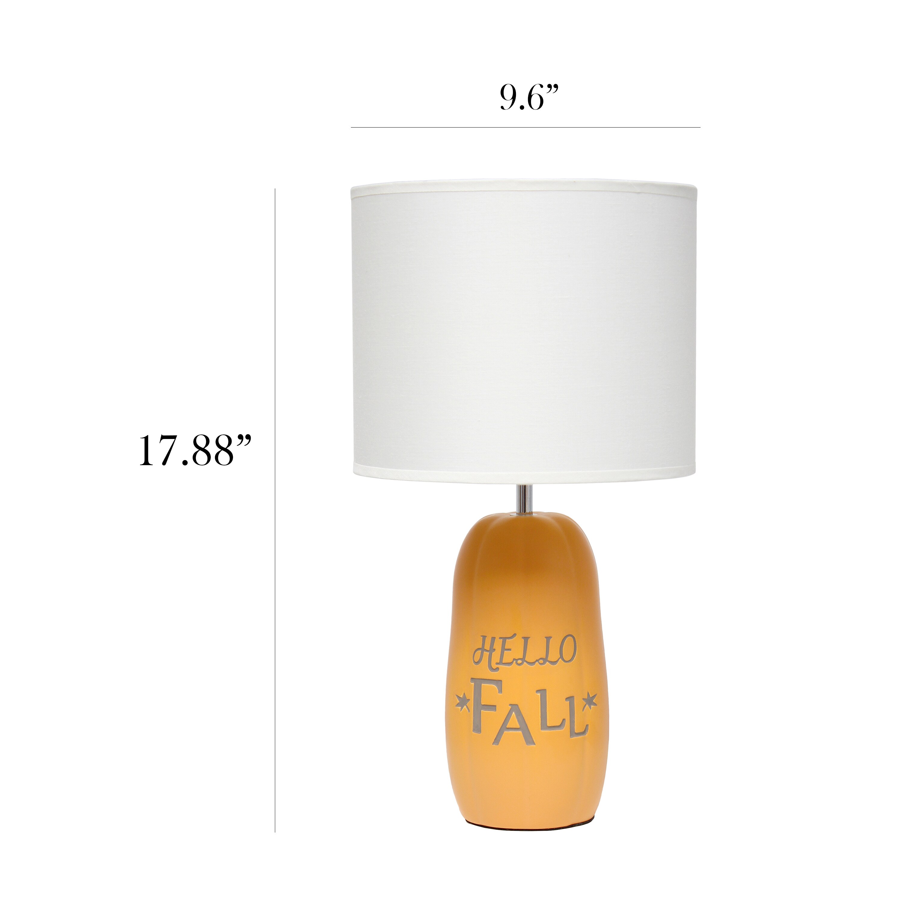 Simple Designs LT2132-ORG Table-Lamps - View #3