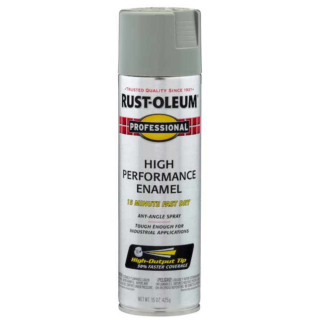 Rust-Oleum Professional Gloss Stainless Steel Spray Paint (NET WT. 14-oz)  in the Spray Paint department at