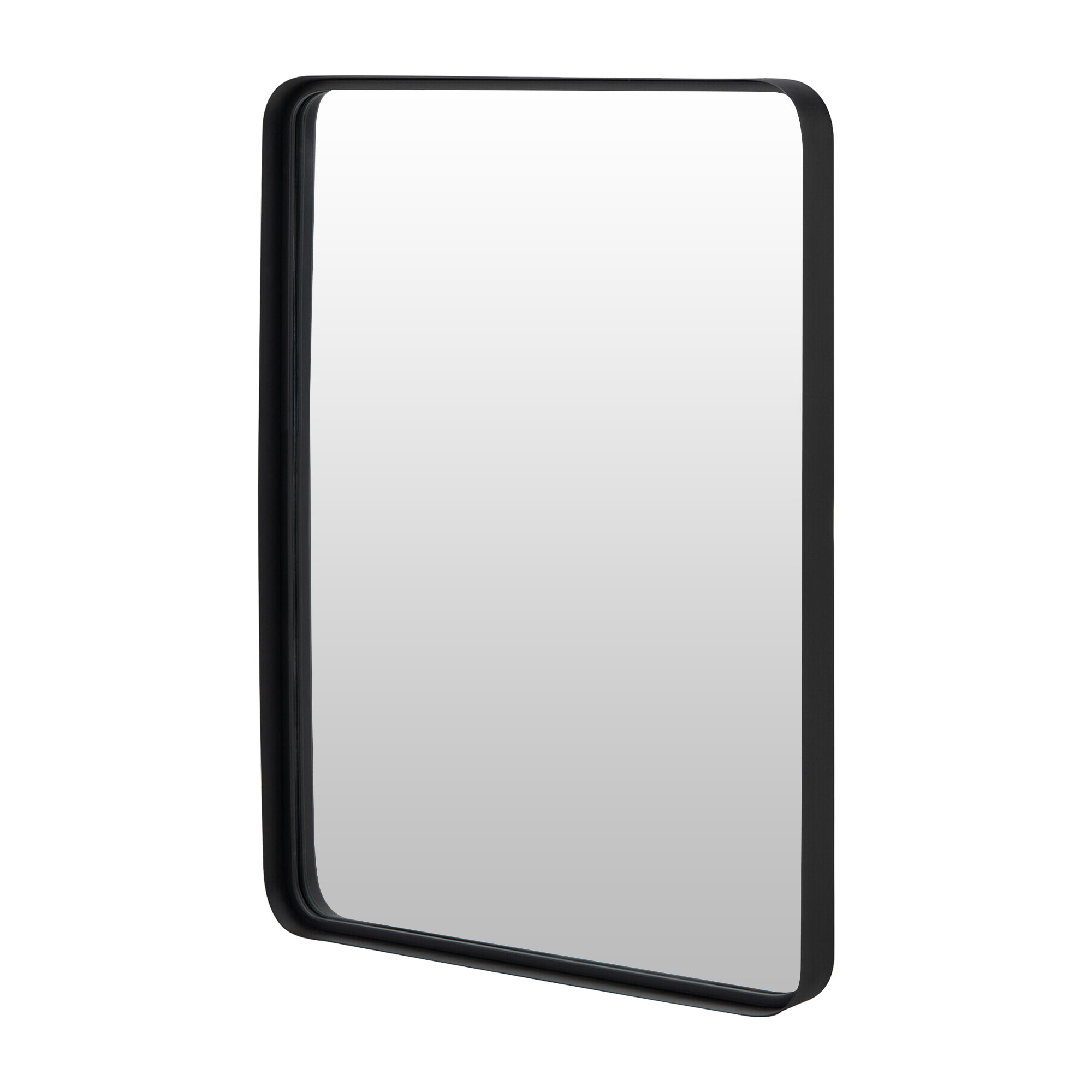 WELLFOR UTJ10298BK-M 22-Inches x 30-Inches Framed Rectangle Bathroom Vanity Mirror ( Black )