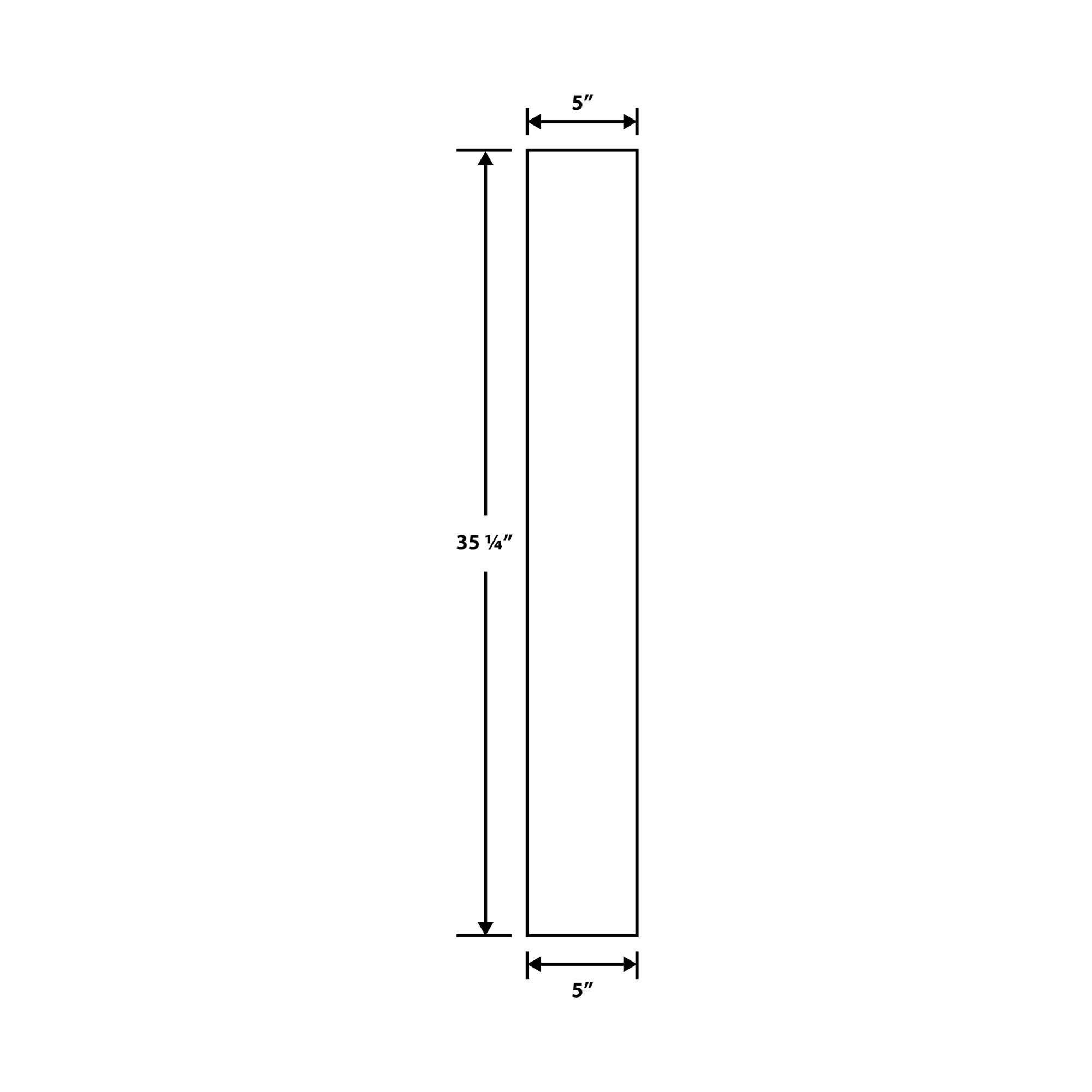 Architectural Products by Outwater ISL-25-M-5 Wood-Table-Legs - View #2