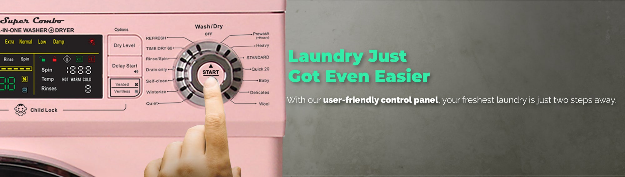 Equator Advanced Appliances EZ4400N P + 2 HE Combination-Washers-Dryers - View #13