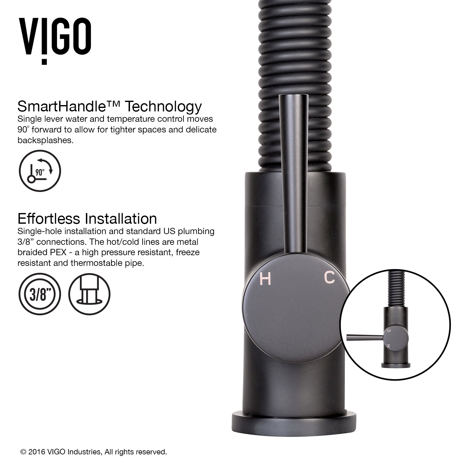 VIGO VG02001MBK1 Kitchen-Faucets - View #8