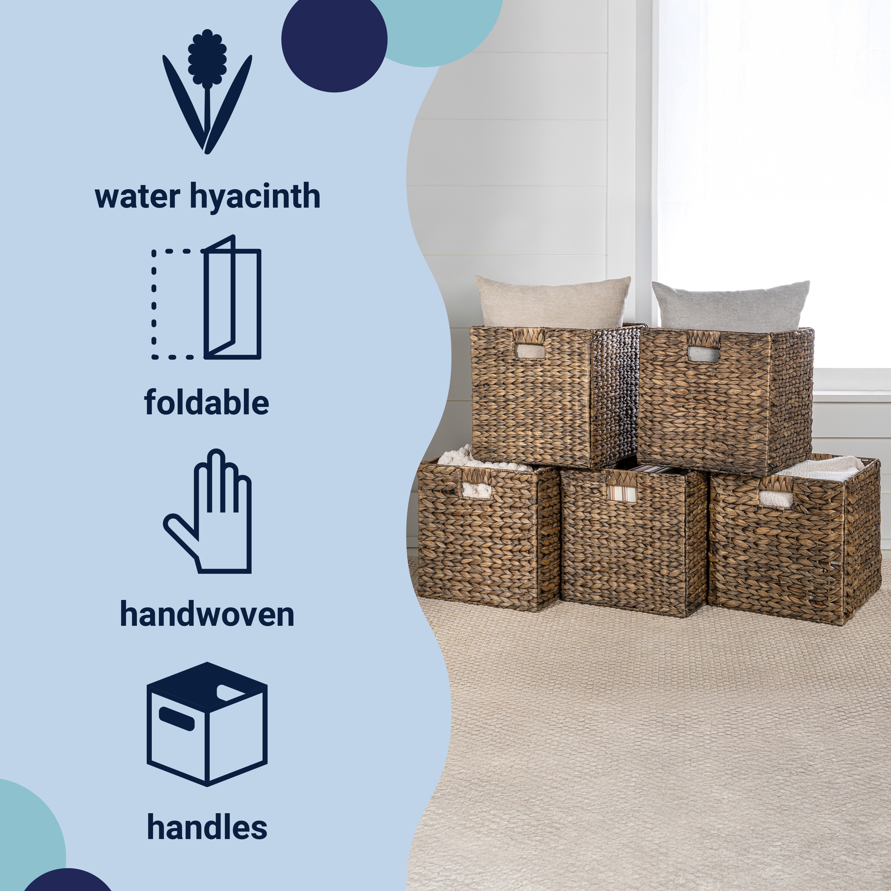 happimess BSK2003B-SET5 Bins-Baskets - View #3