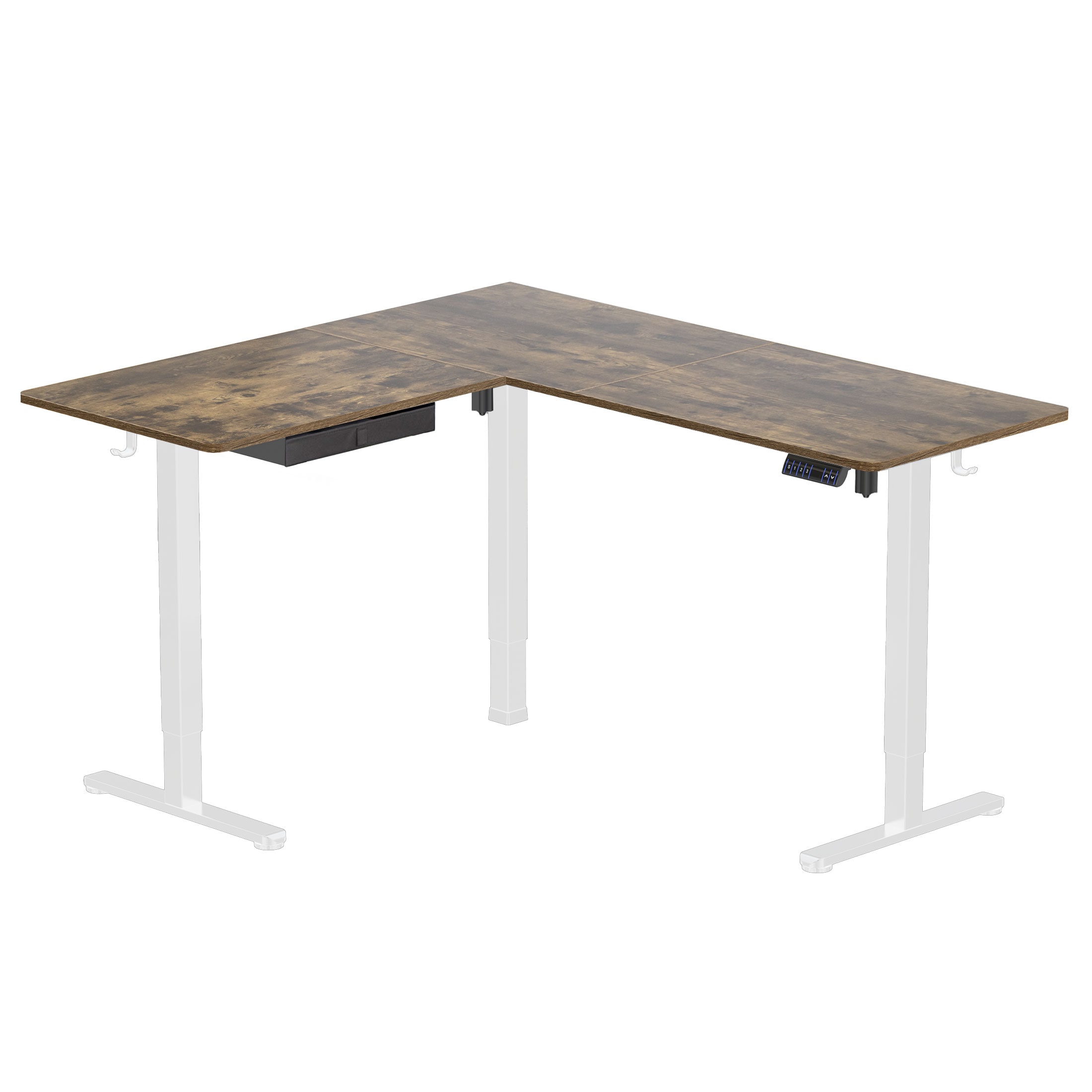 Mount-It! MI-15018 55.1-in Brown Modern/Contemporary Standing desk