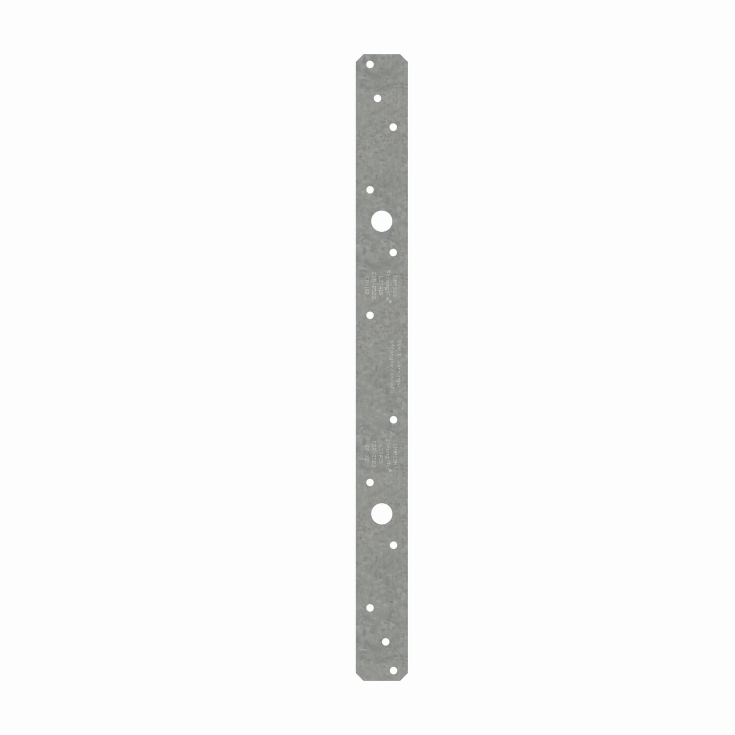 Simpson Strong-Tie LSTA15 LSTA 15-in 20 -Gauge Galvanized Steel Strap Wood to wood